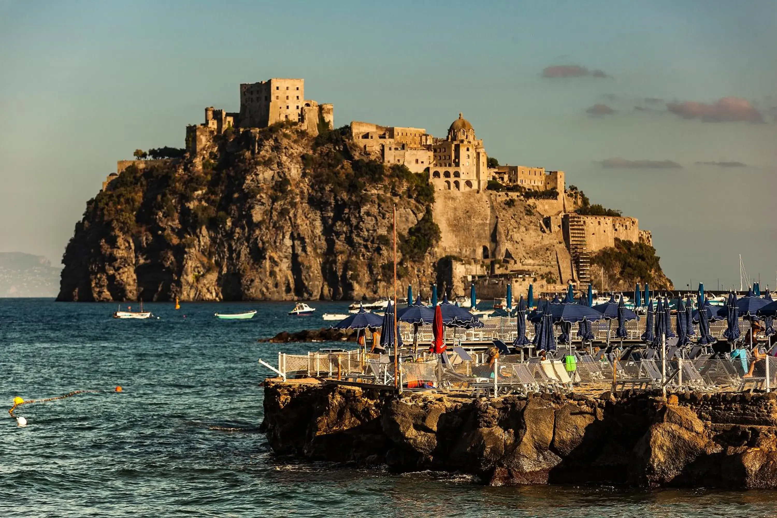 Beach in Grand Hotel Il Moresco