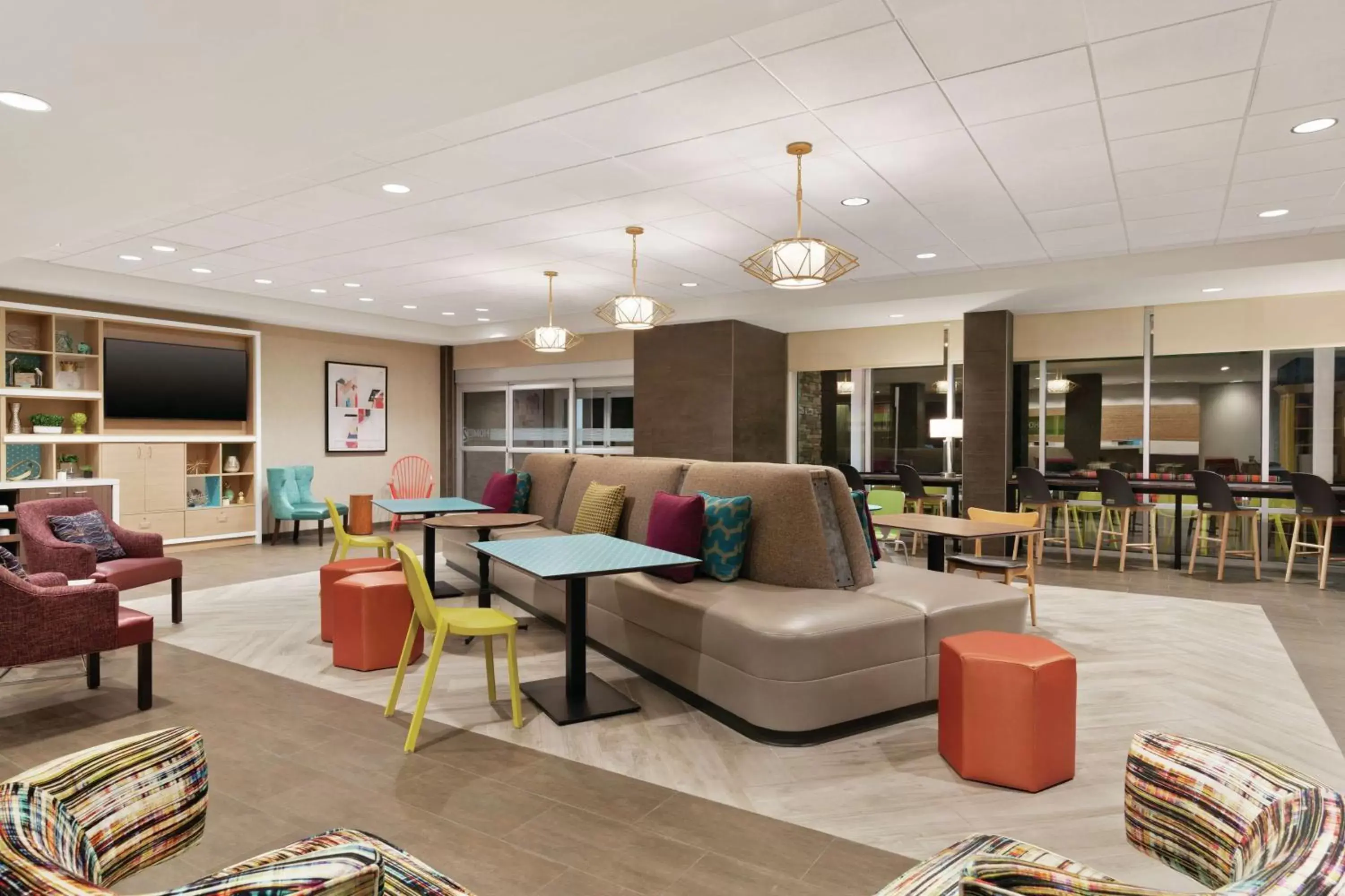 Lobby or reception in Home2 Suites By Hilton Lancaster