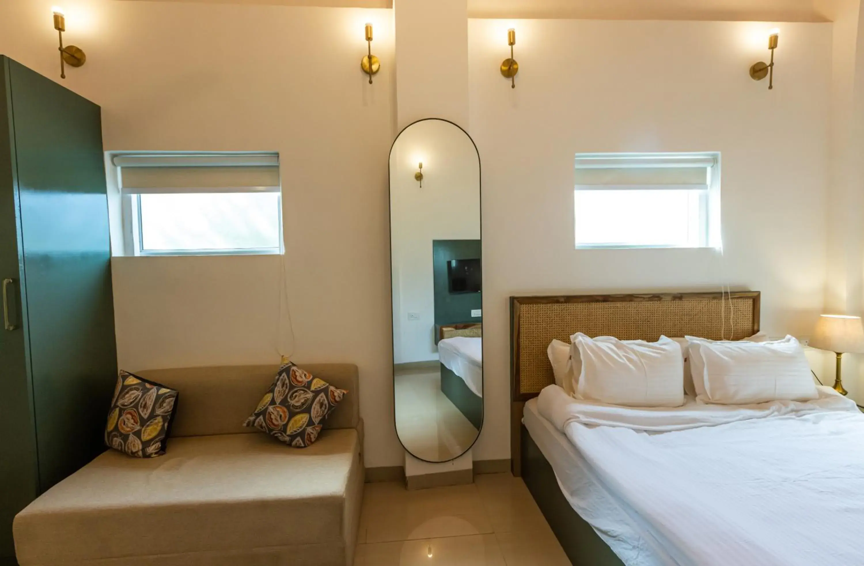 Bedroom, Bed in OCEANATURE ALIBAUG