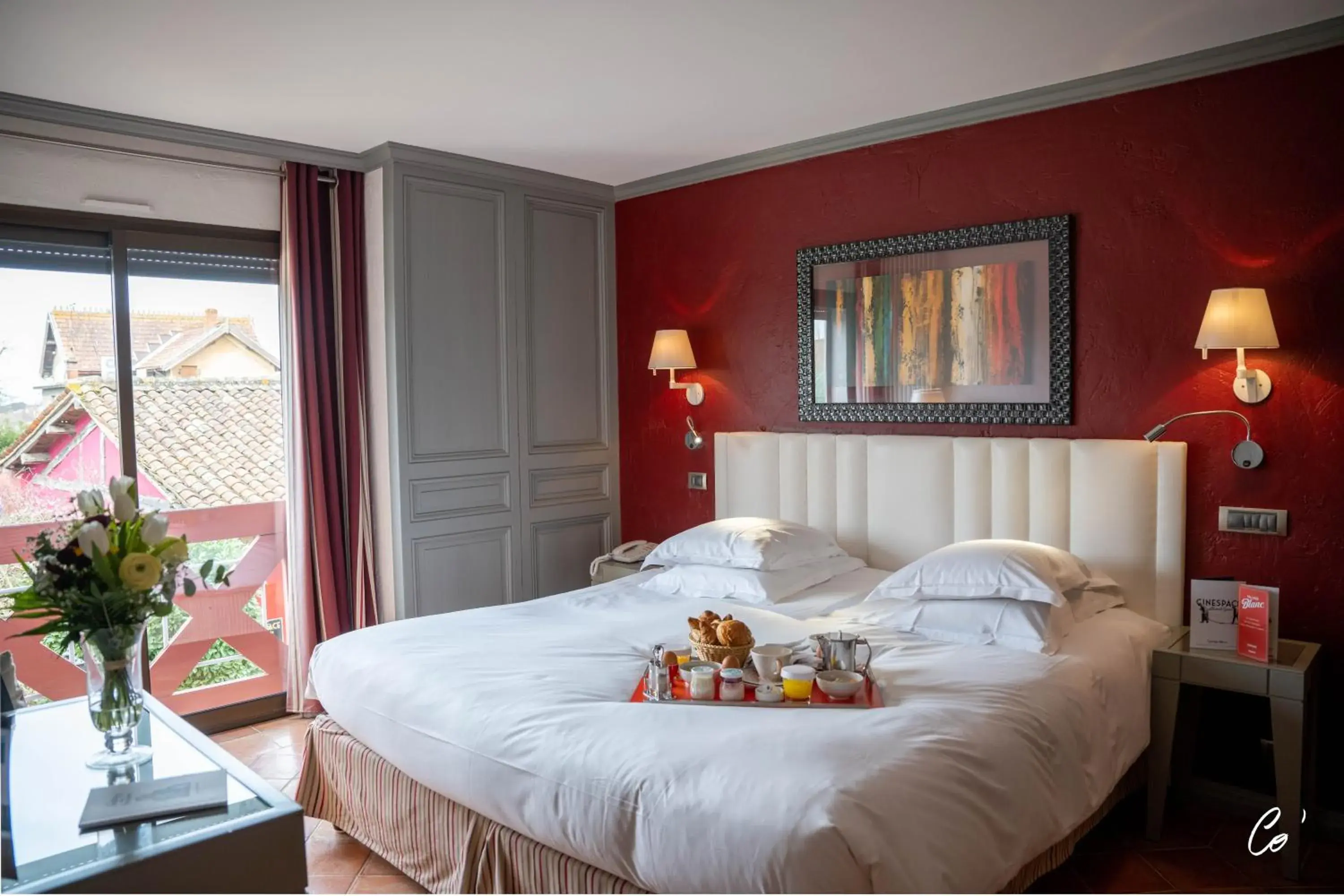 Bed in Georges Blanc Parc & Spa