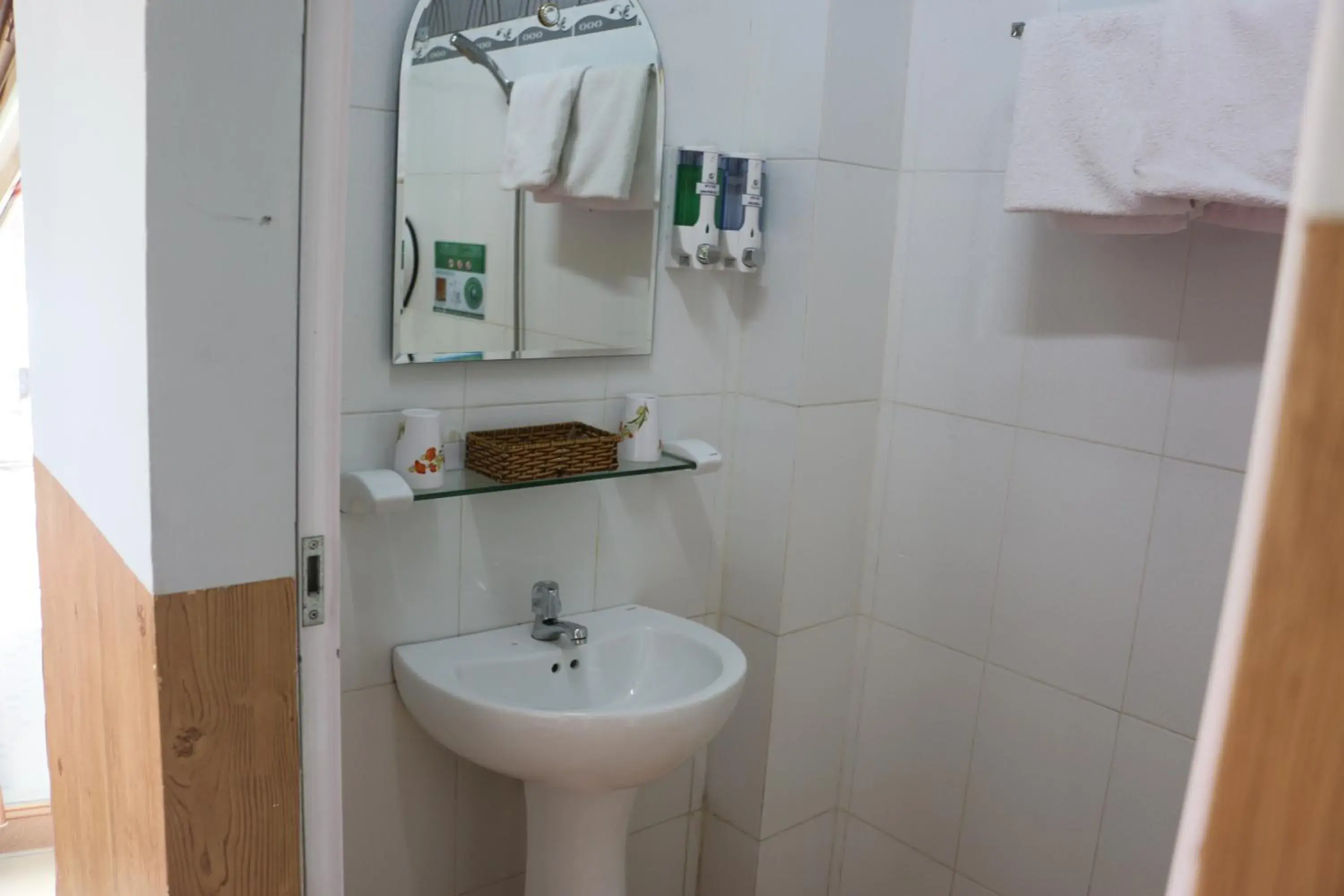 towels, Bathroom in Kim Long Hotel