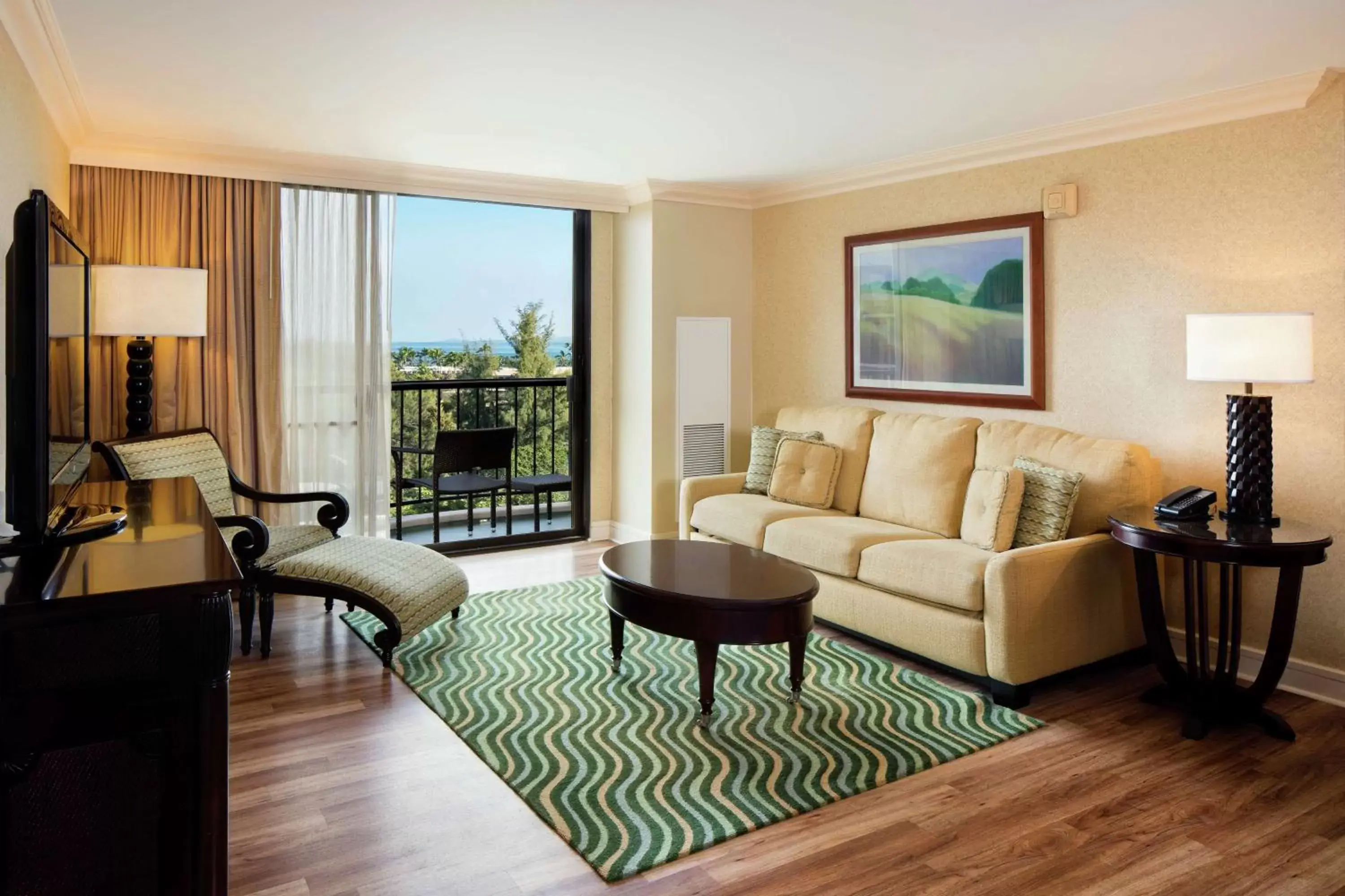 Living room, Seating Area in Hilton Waikoloa Village