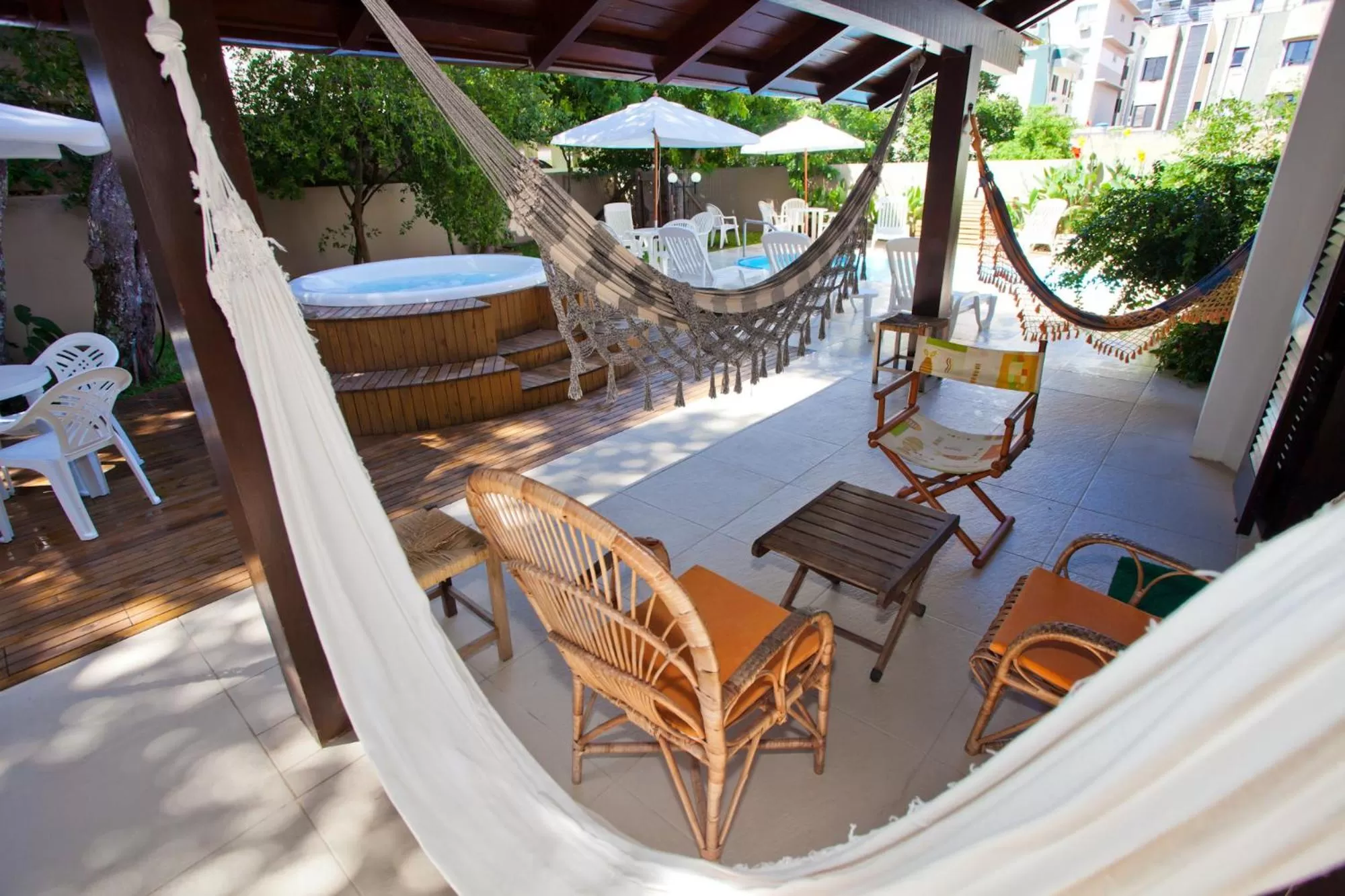 Patio in Beach House Floripa