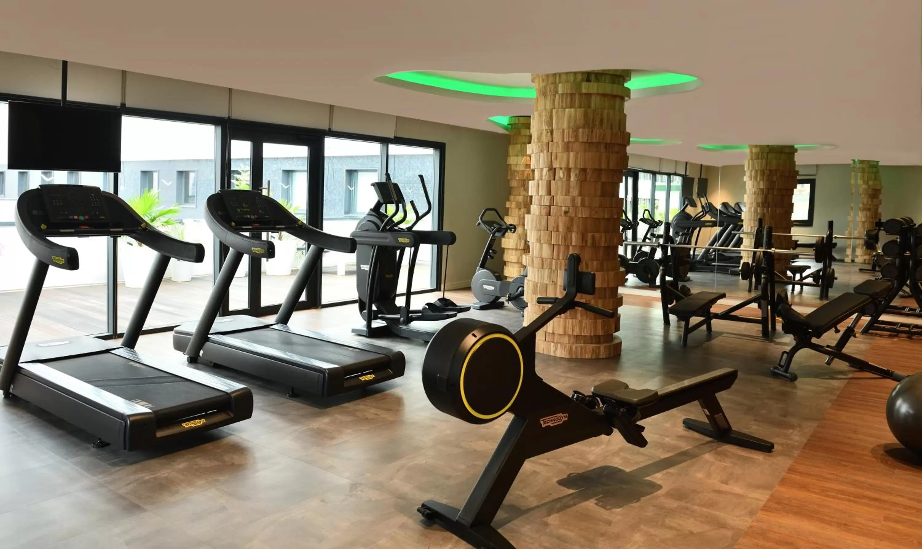Fitness centre/facilities in Movenpick Hotel Abidjan-Accor Group