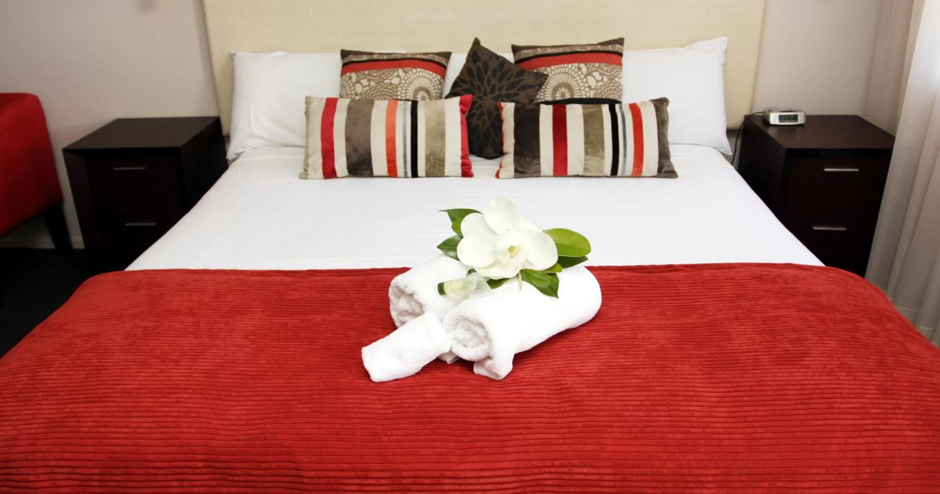 Bed in Highfields Motel Toowoomba