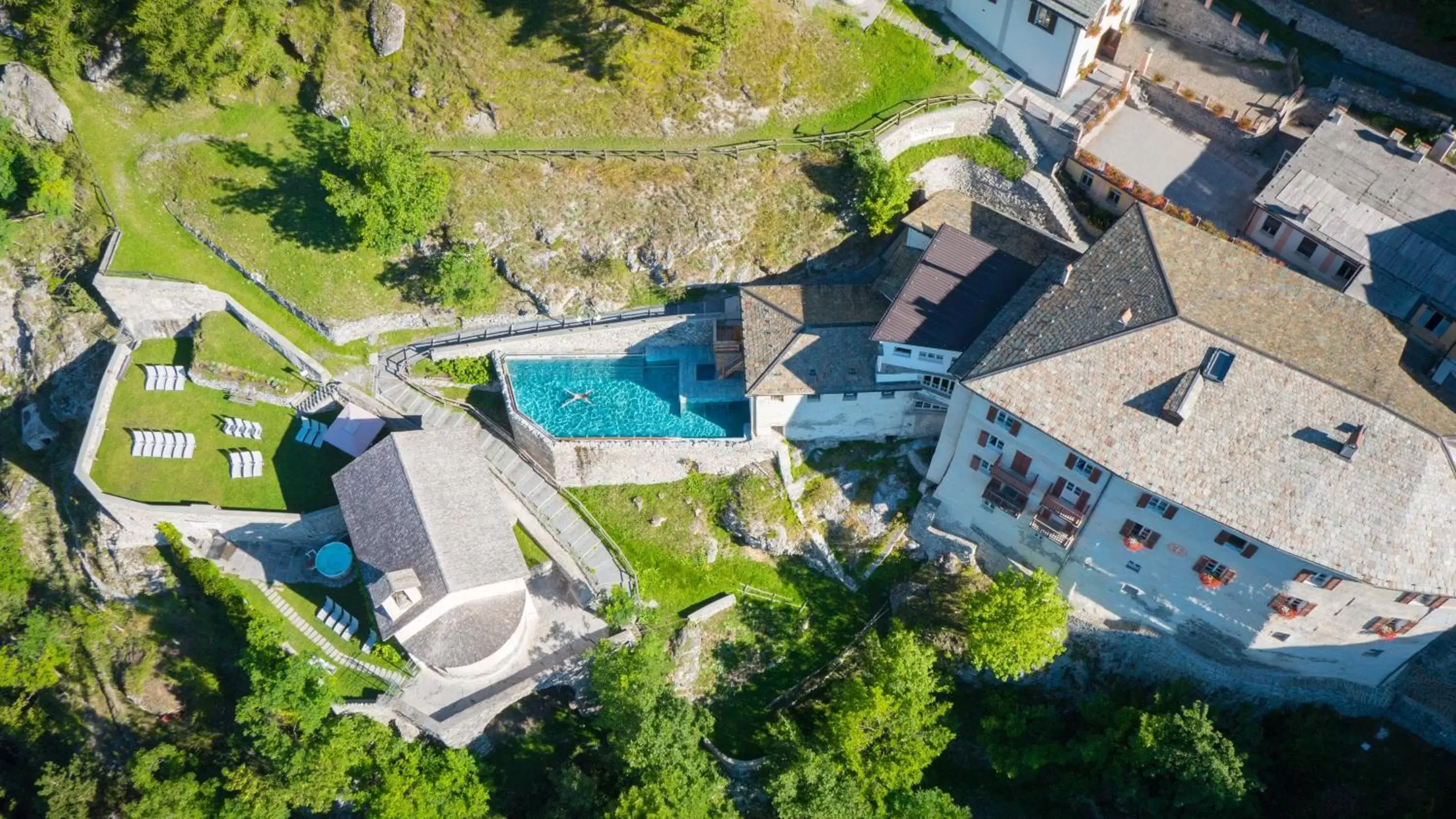 Bird's eye view, Bird's-eye View in QC Terme Hotel Bagni Vecchi