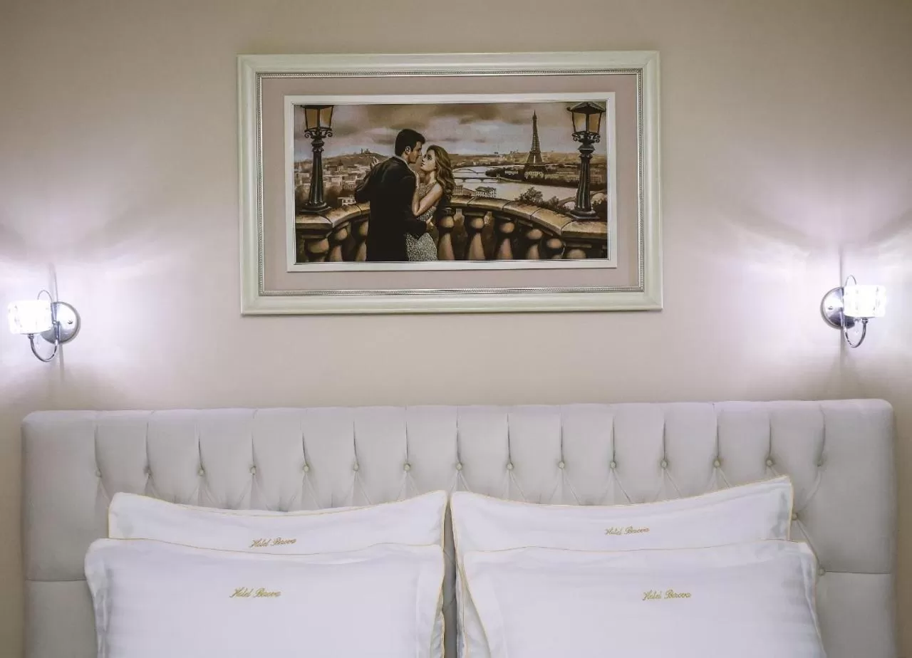 Bed in Christi's Hotel Borova