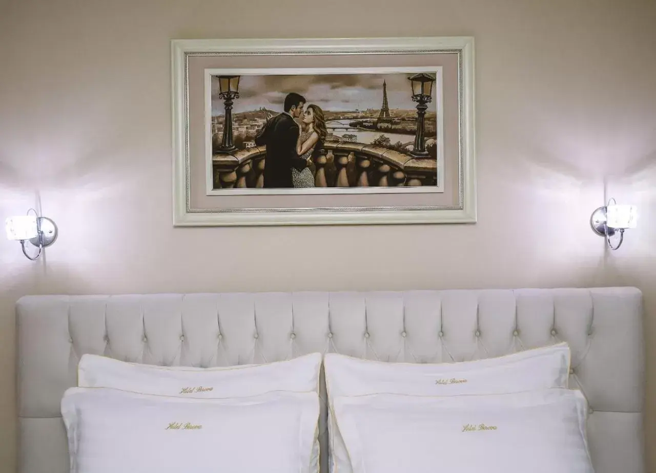 Bed in Christi's Hotel Borova Bed in Christi's Hotel Borova