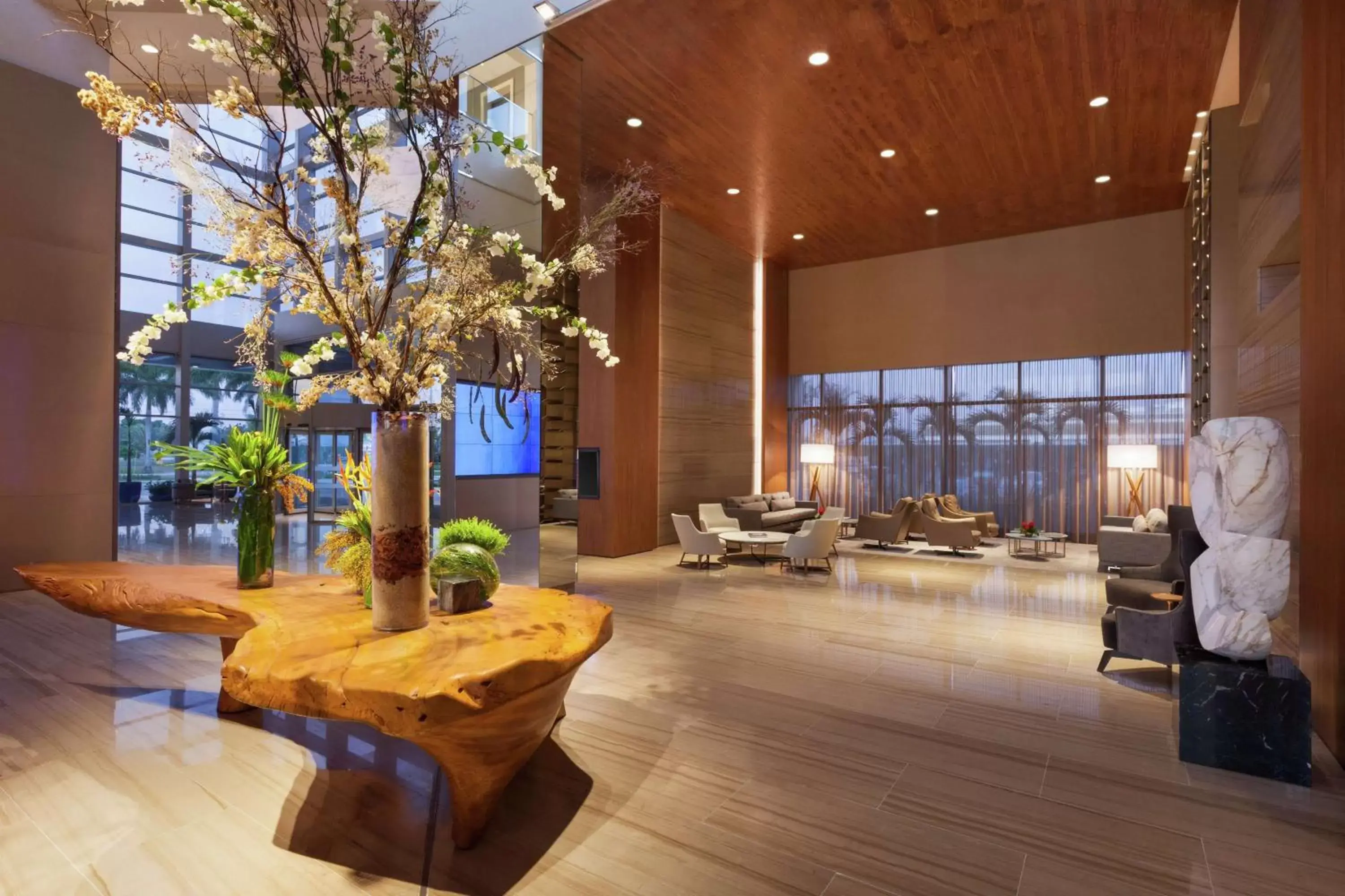 Lobby or reception in Hilton Barra Rio de Janeiro