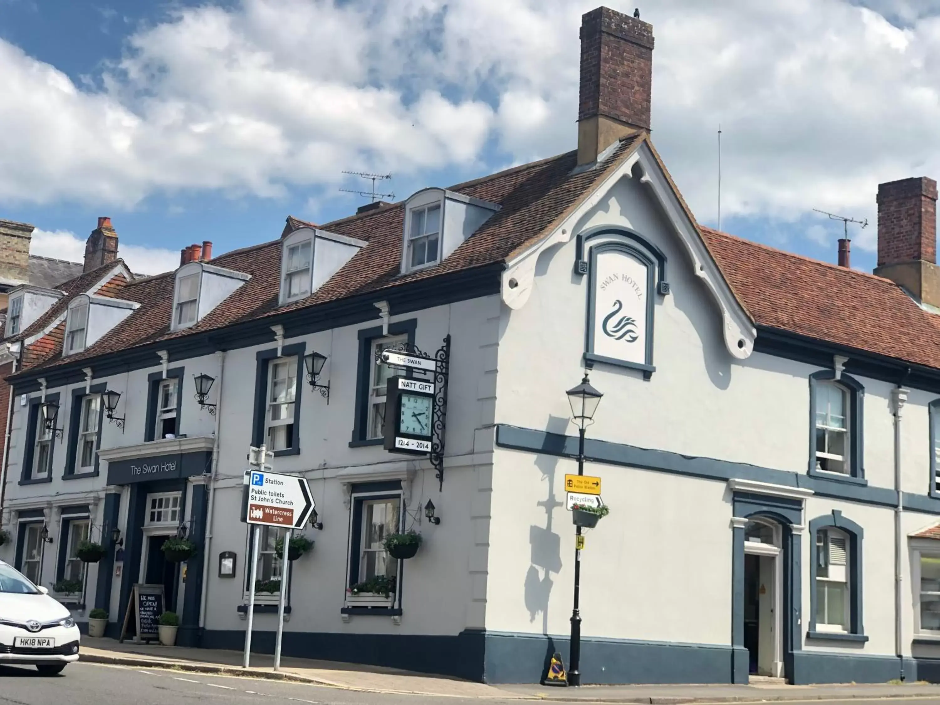 Property building, Winter in The Swan Hotel