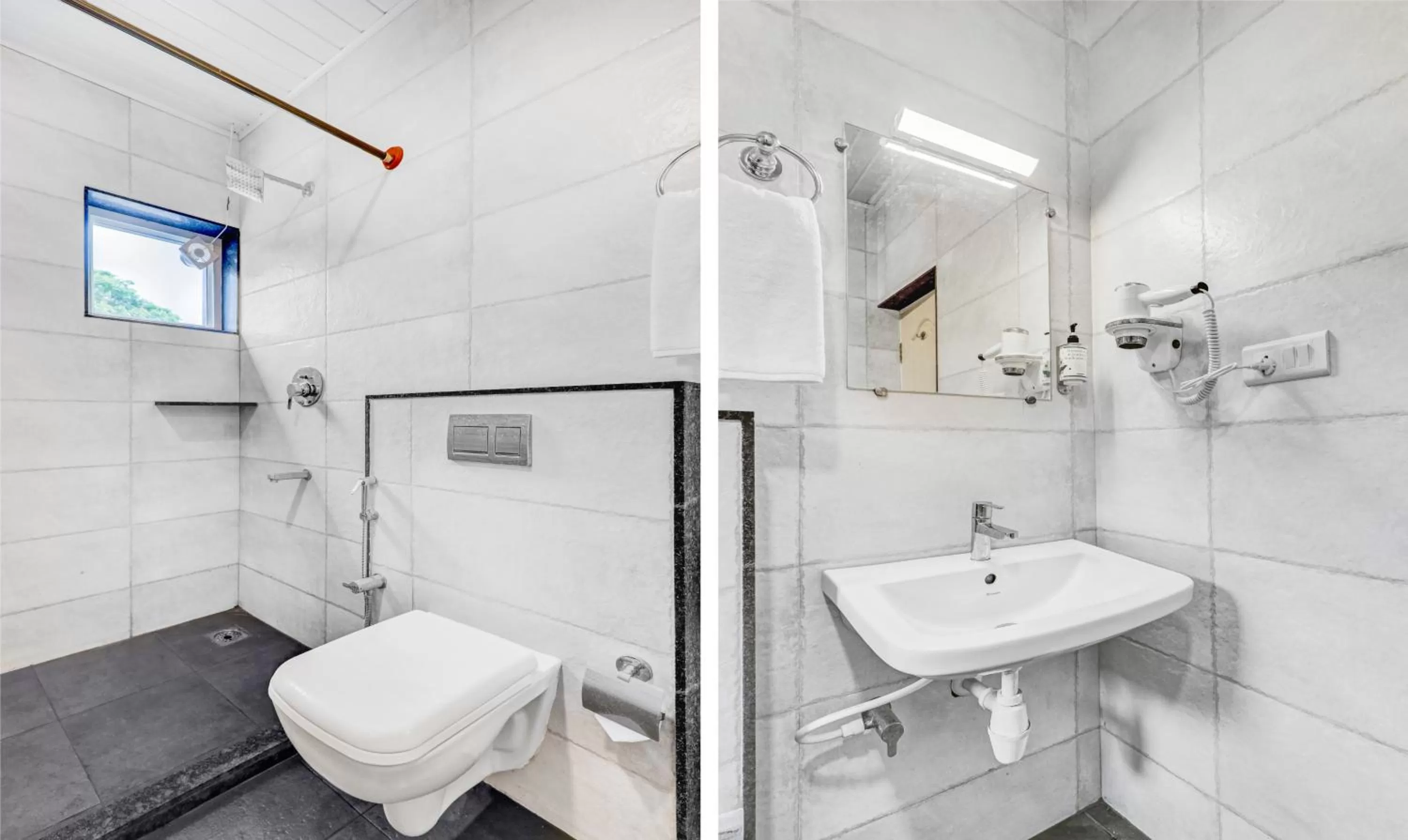 Toilet in Treebo Benaka Residency