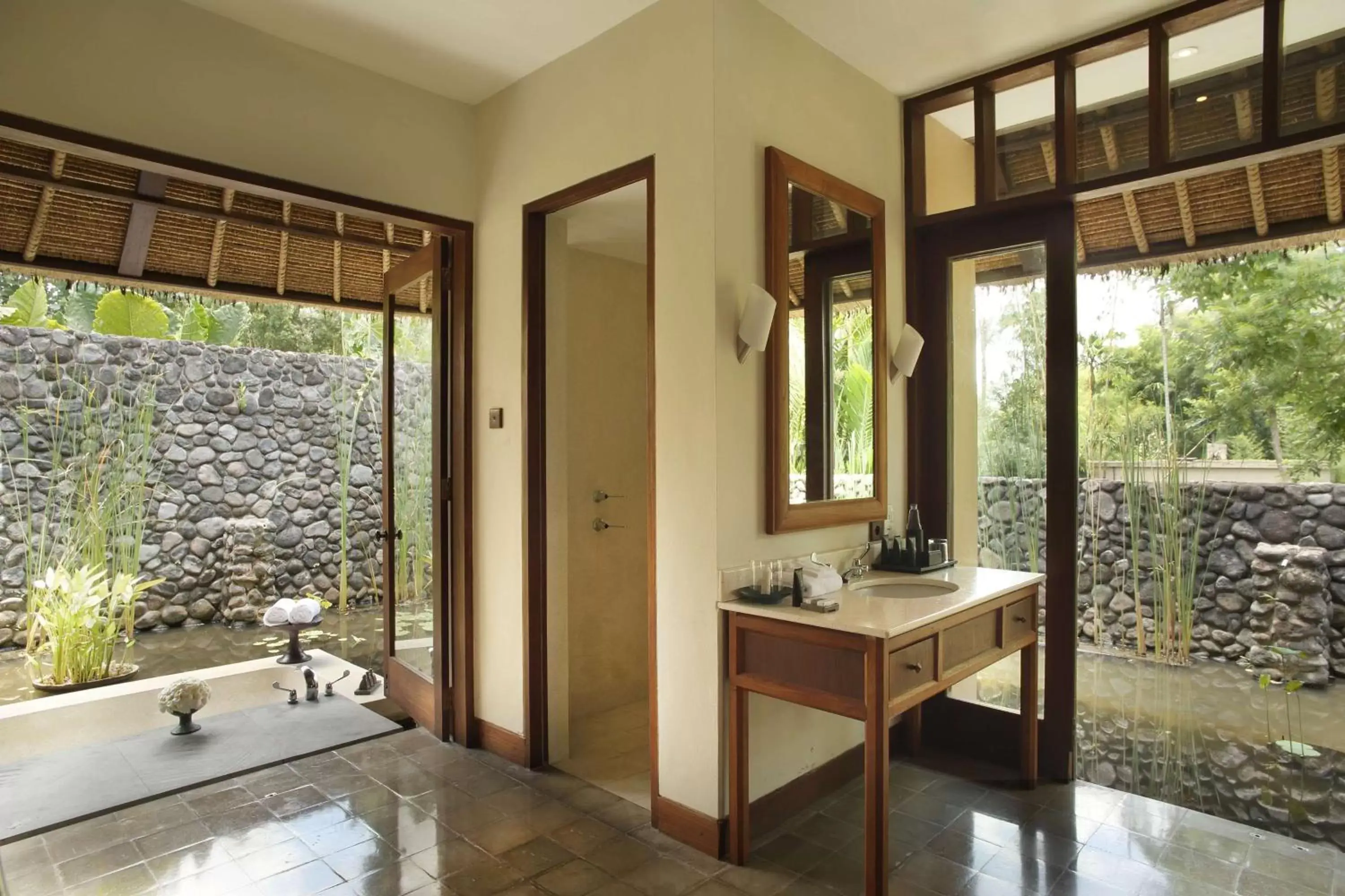 Photo of the whole room, Bathroom in Alila Ubud