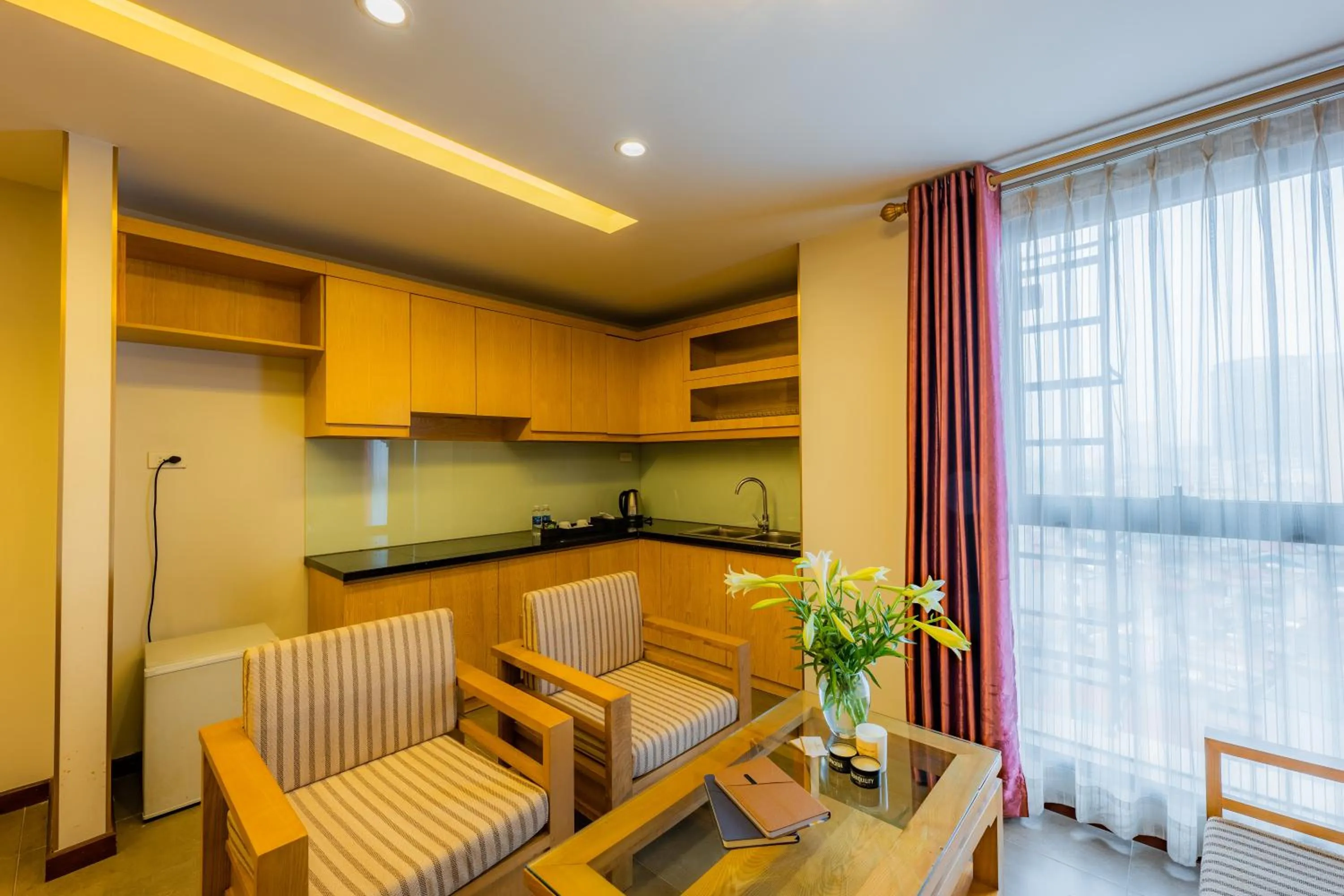 Living room in Riverside Hanoi Hotel