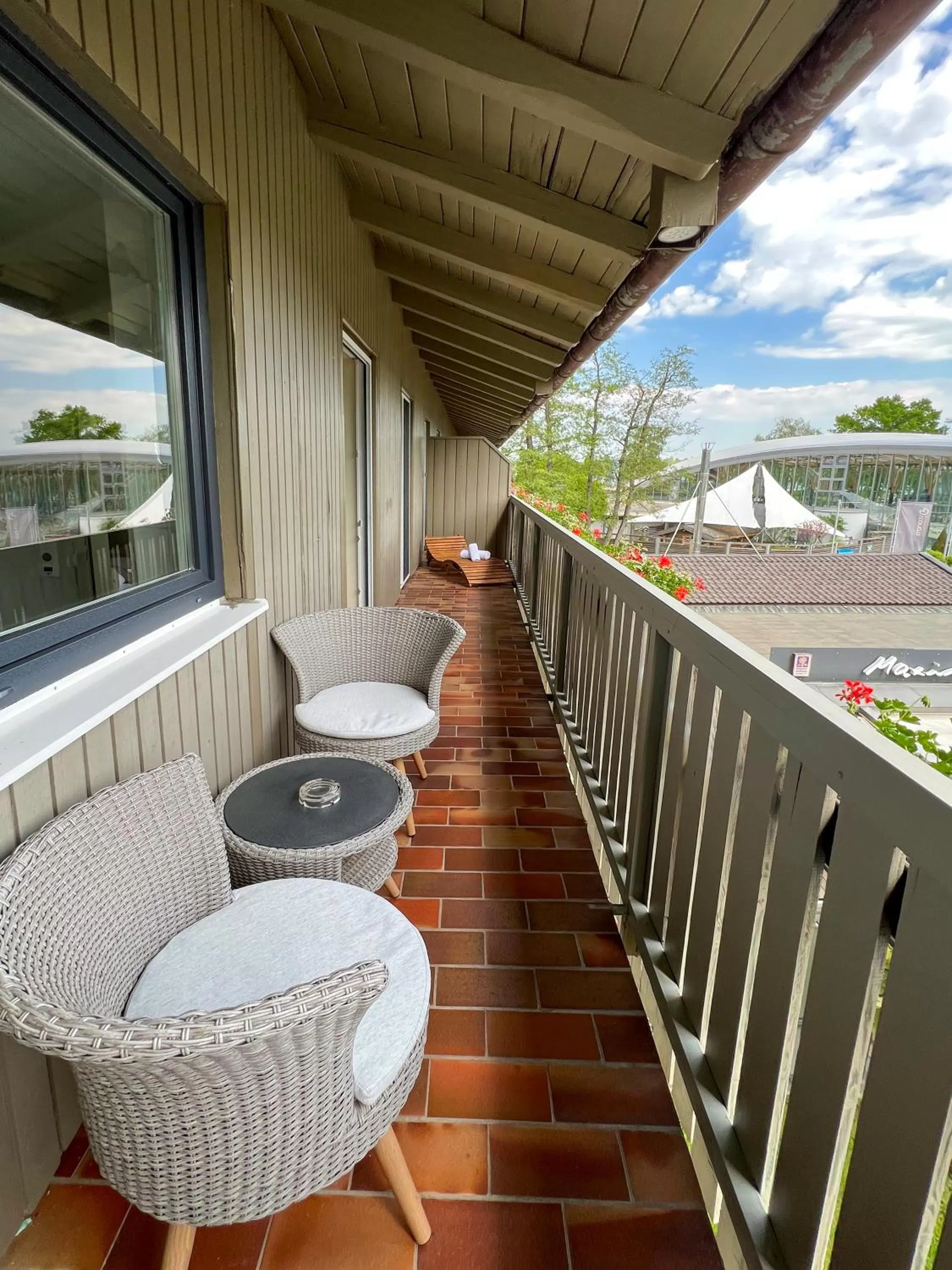 Balcony/Terrace in Hotel Schlossblick Chiemsee