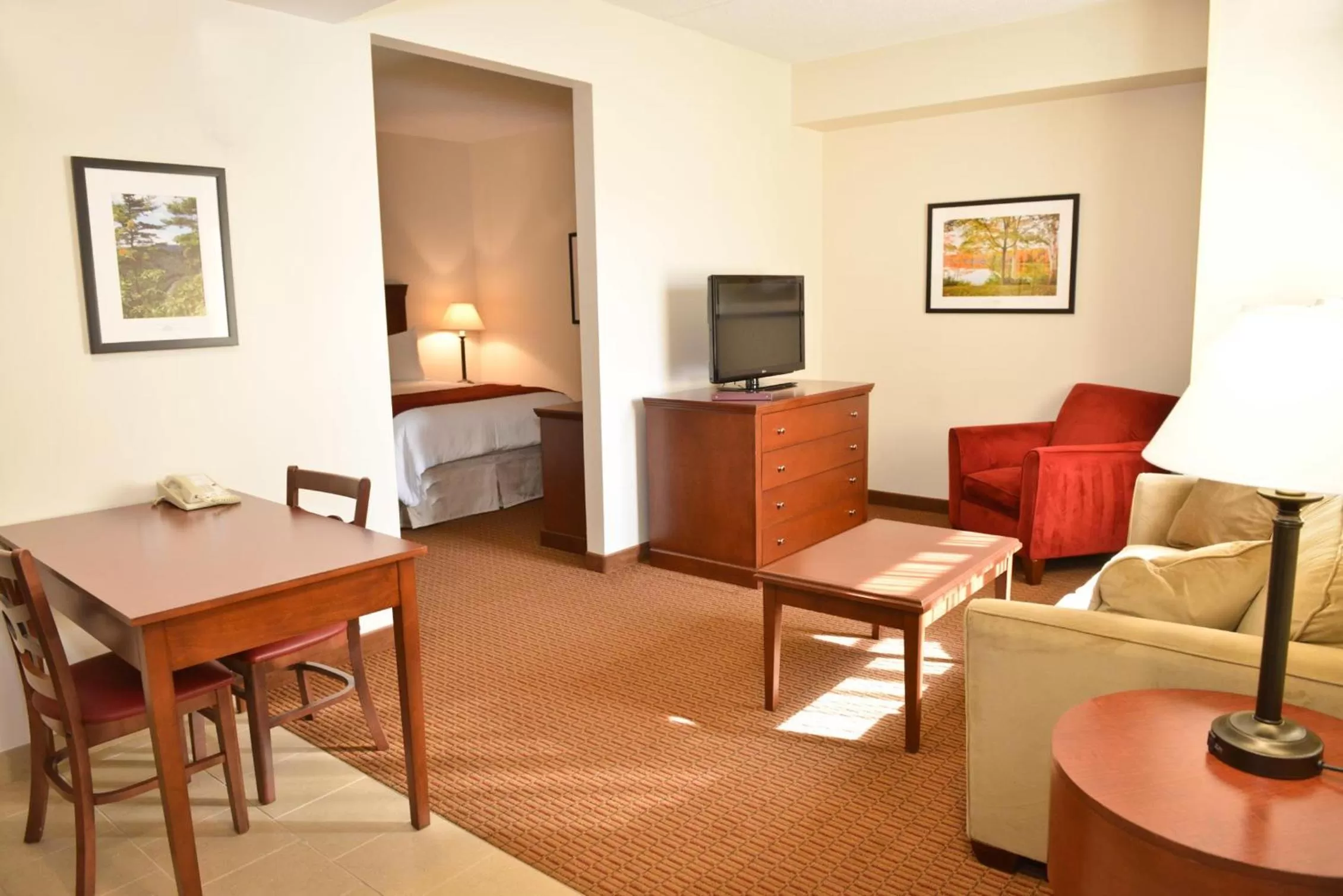 Living room in Penn Wells Lodge