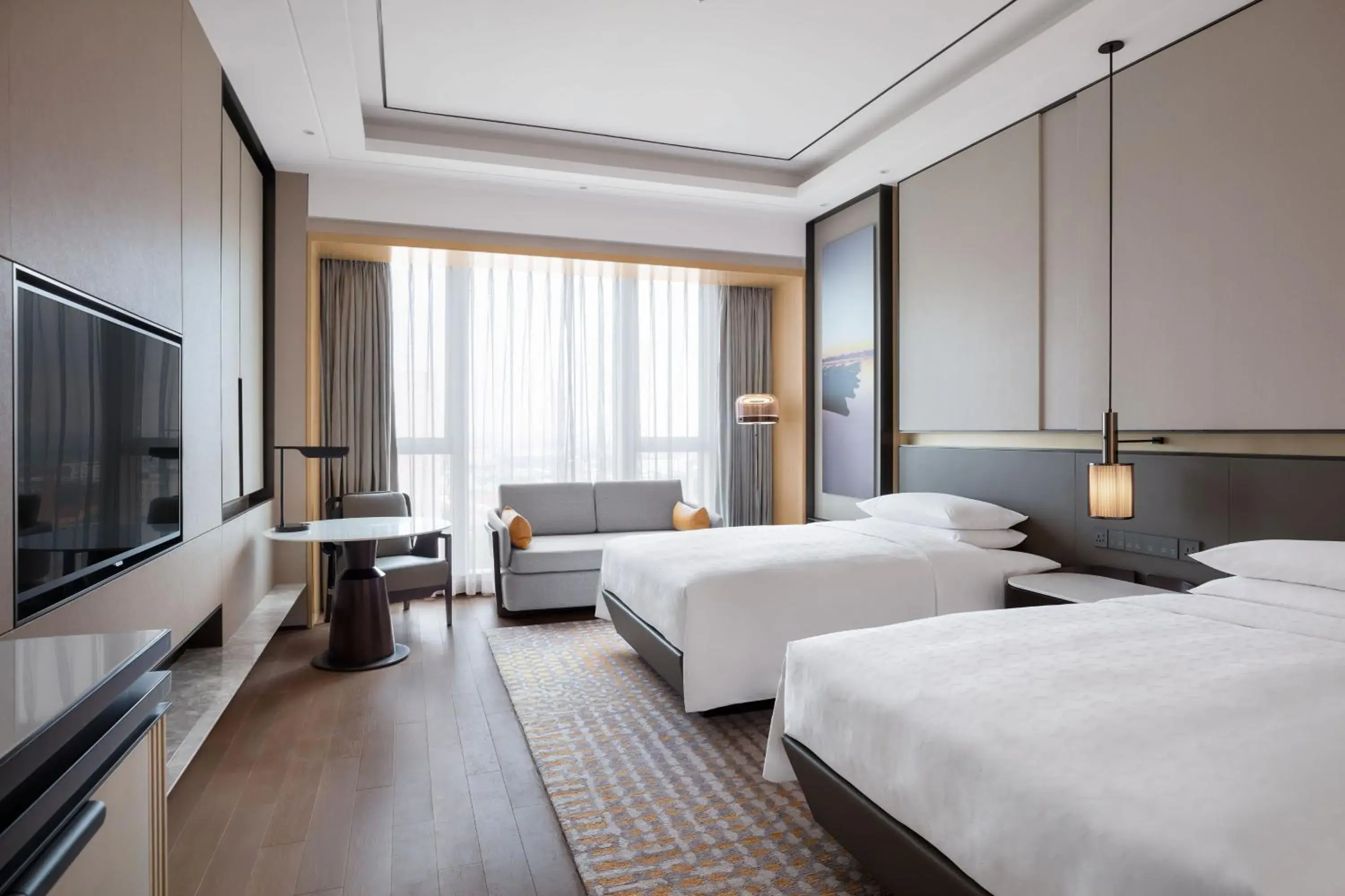 Club lounge access, Guest room, 2 Twin/Single Bed(s) in Sheraton Shanghai Fengxian Club lounge access, Guest room, 2 Twin/Single Bed(s) in Sheraton Shanghai Fengxian