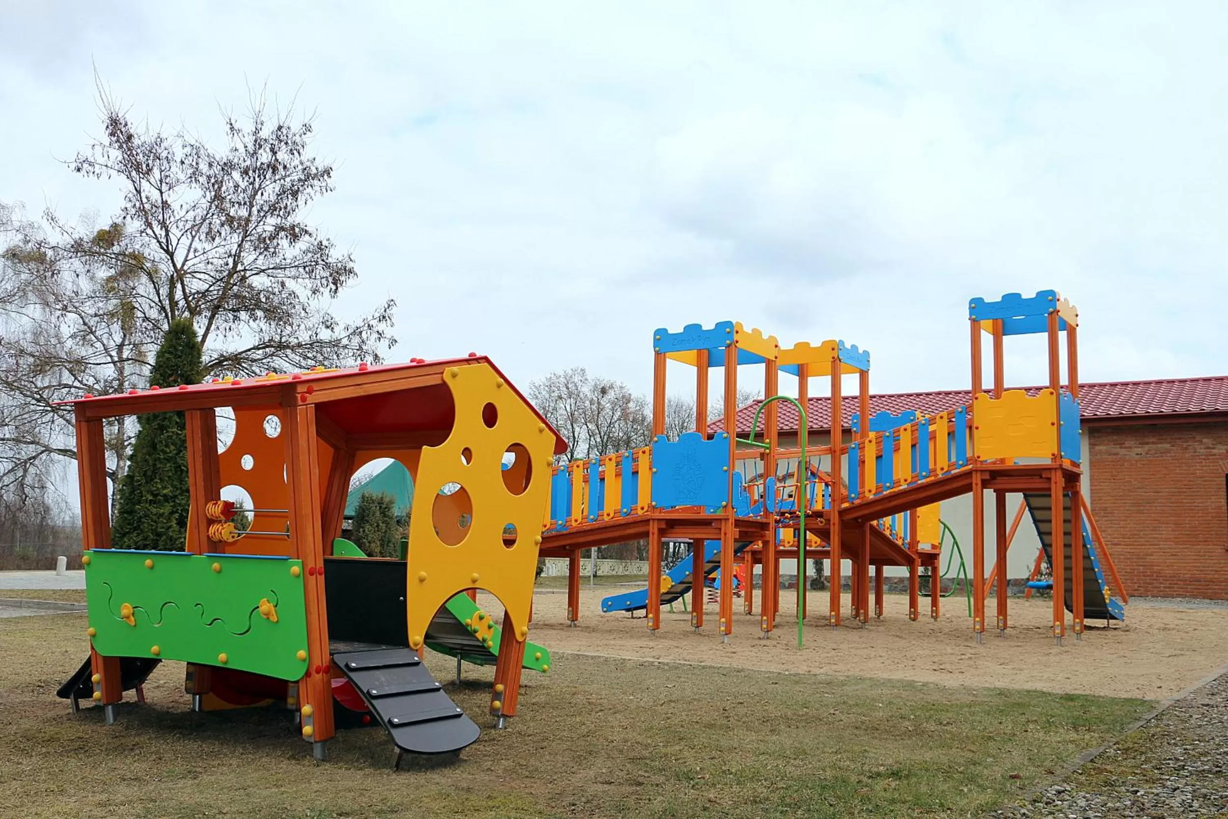 Children play ground in Hotel Zamek Ryn