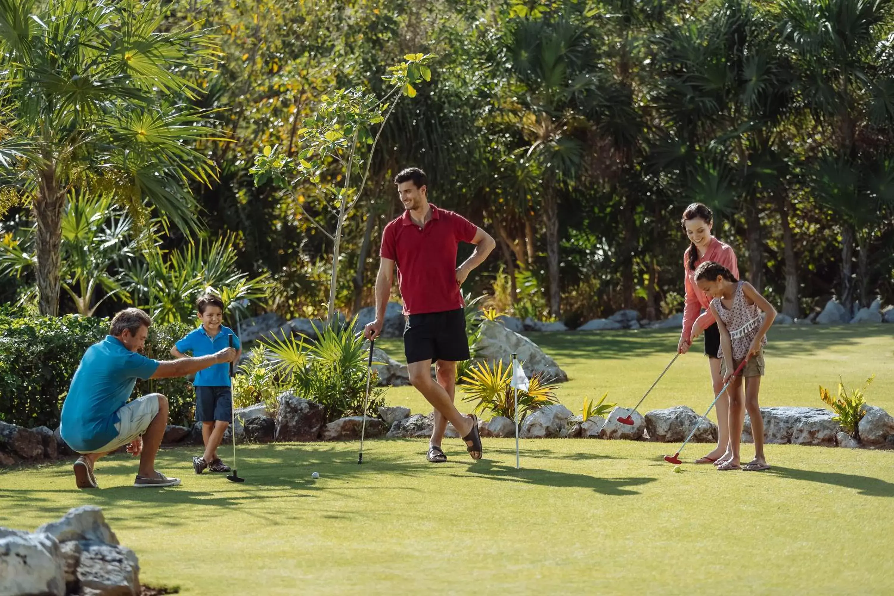 Minigolf in Occidental at Xcaret Destination - All Inclusive