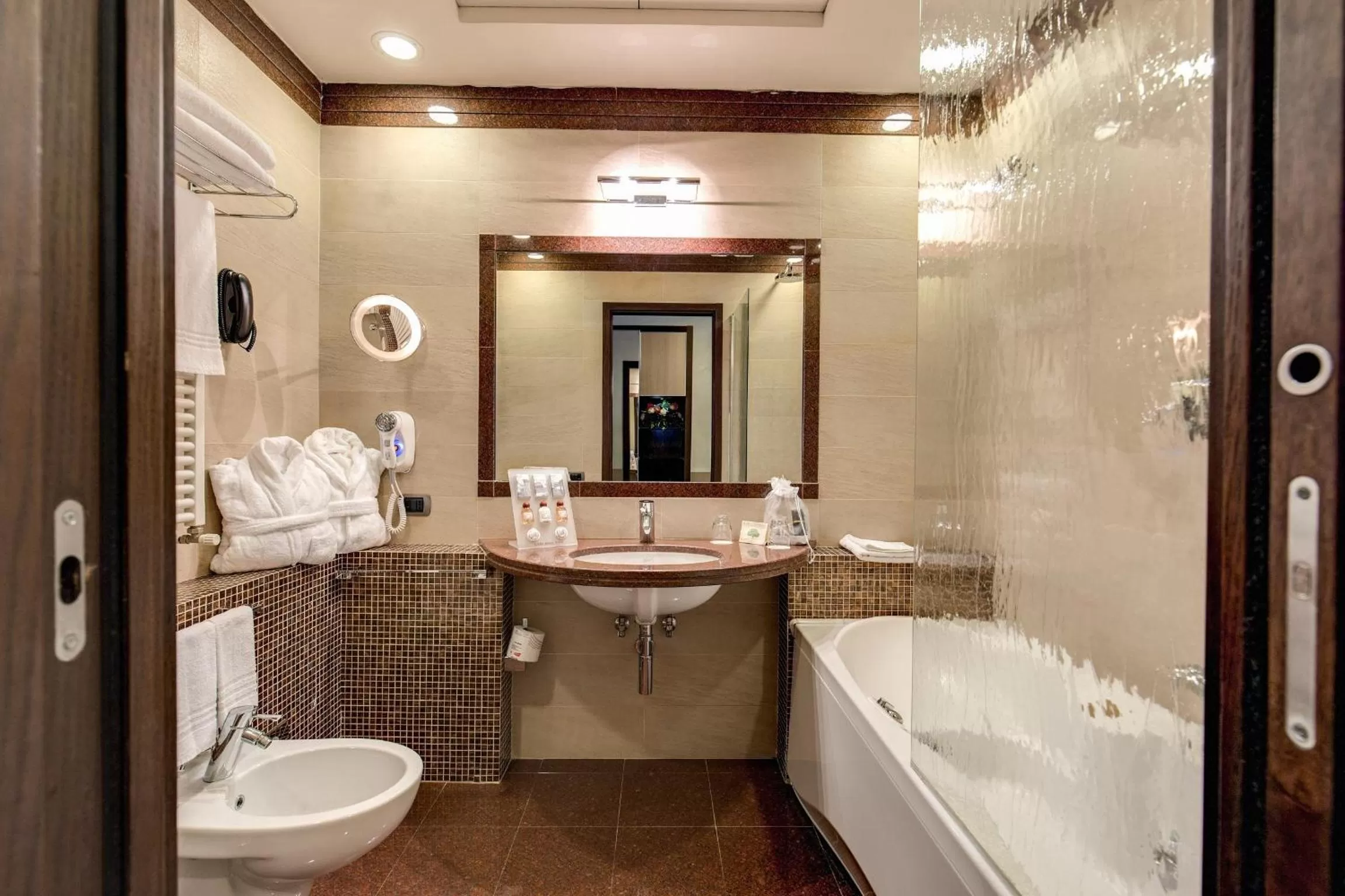 Bathroom in Kolbe Hotel Rome