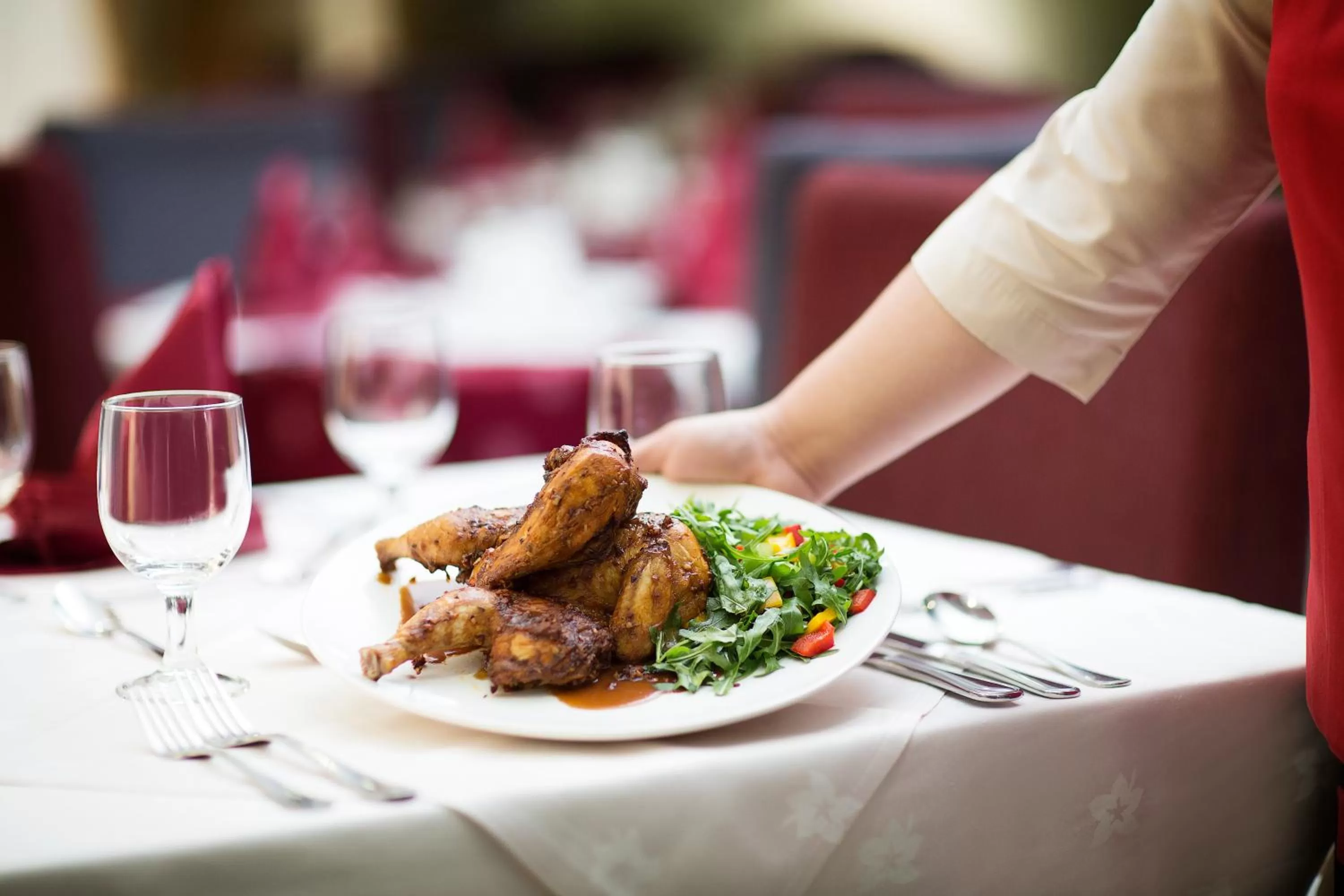 Food close-up in Admiral Plaza Hotel