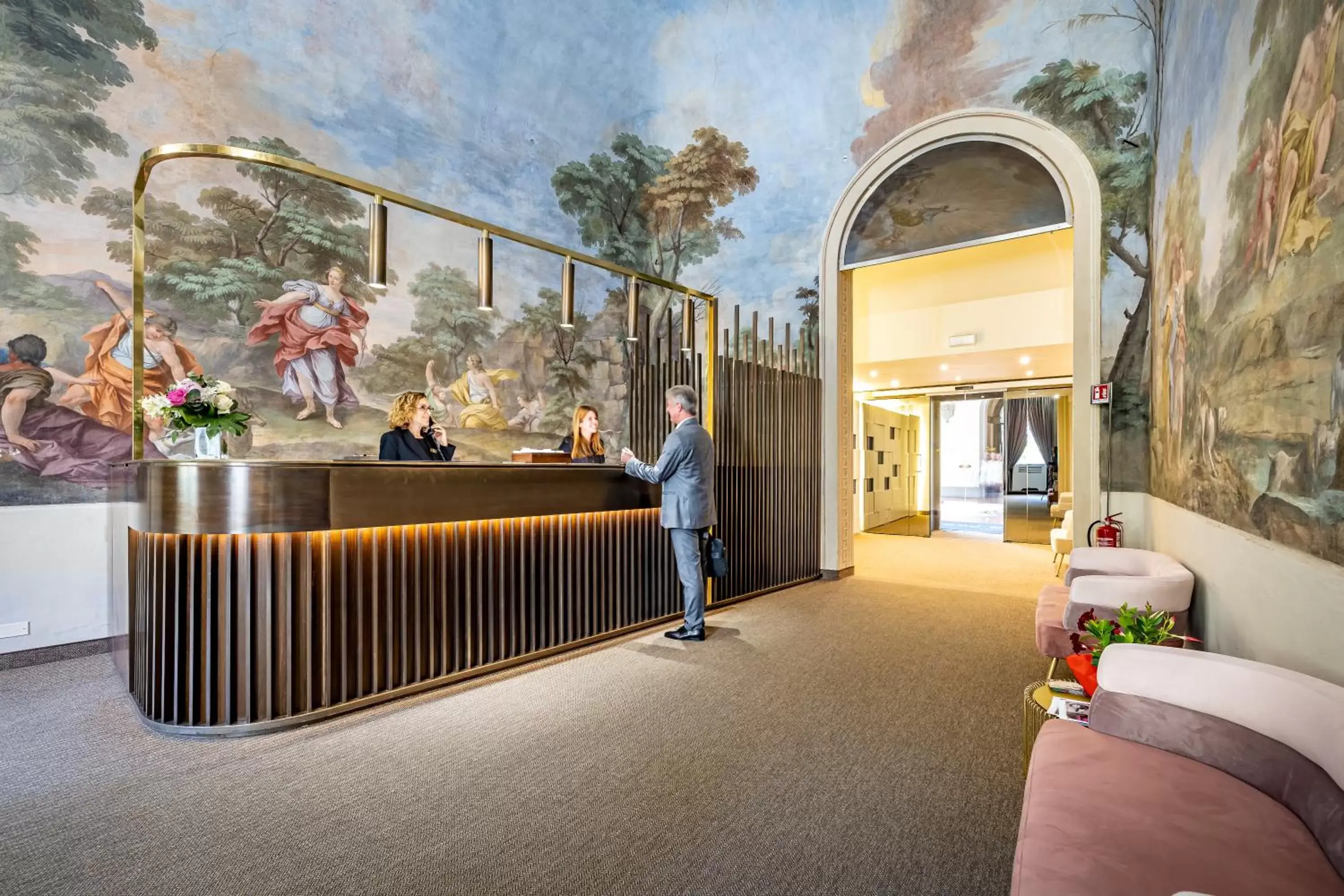Lobby or reception in Hotel La Scaletta al Ponte Vecchio