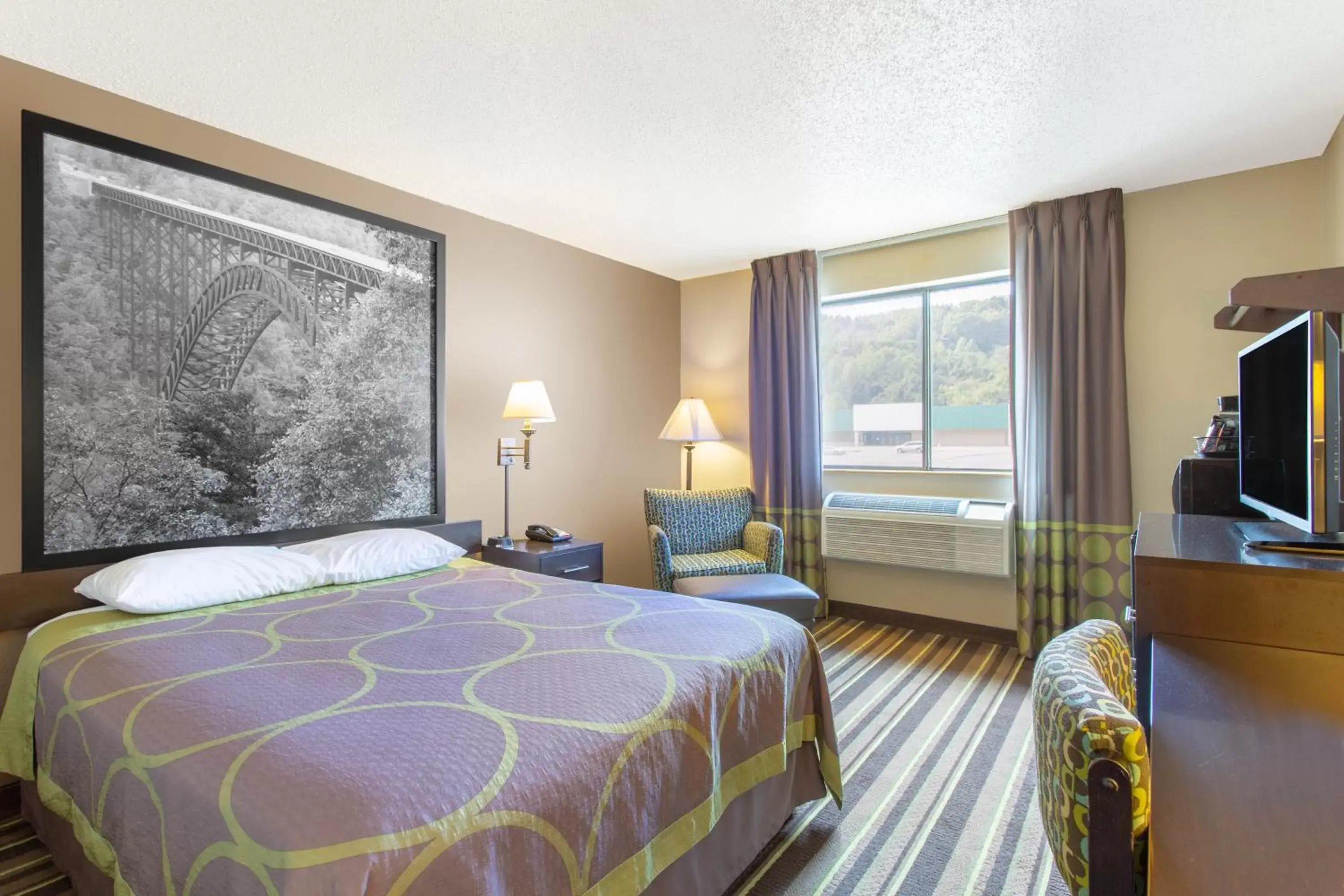 Bed in Super 8 by Wyndham Weston WV Bed in Super 8 by Wyndham Weston WV