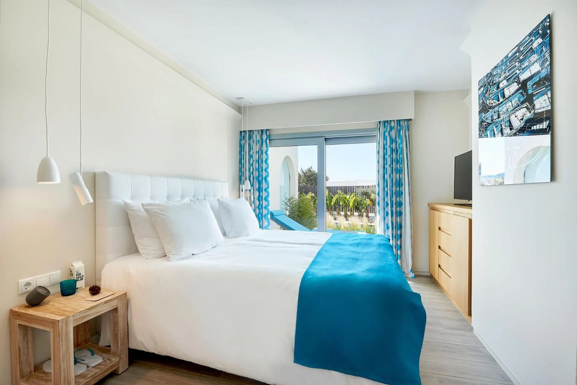 Bed in 7Pines Resort Ibiza, part of Destination by Hyatt