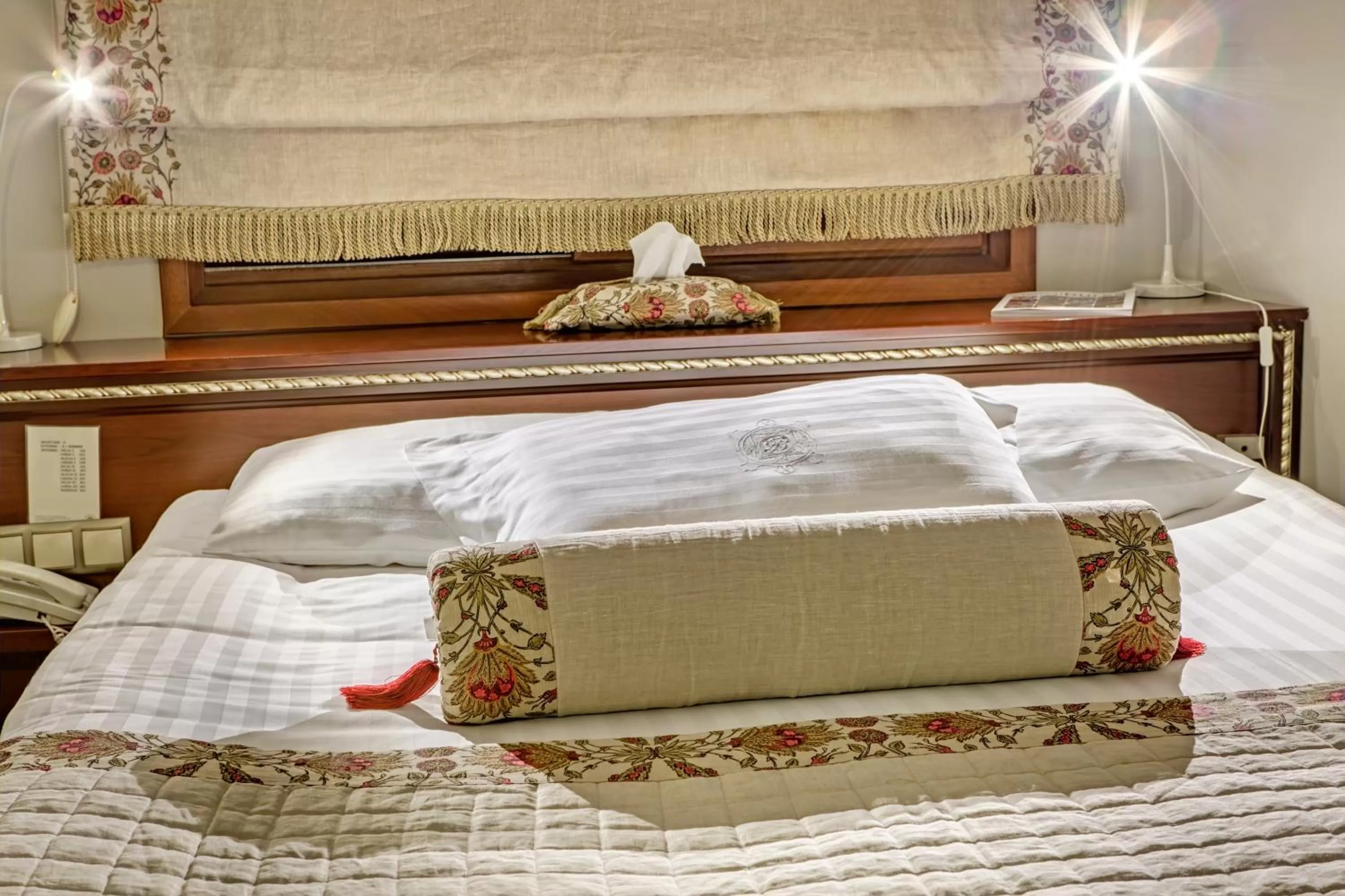 Decorative detail, Bed in Bulbul Yuvası Boutique Hotel