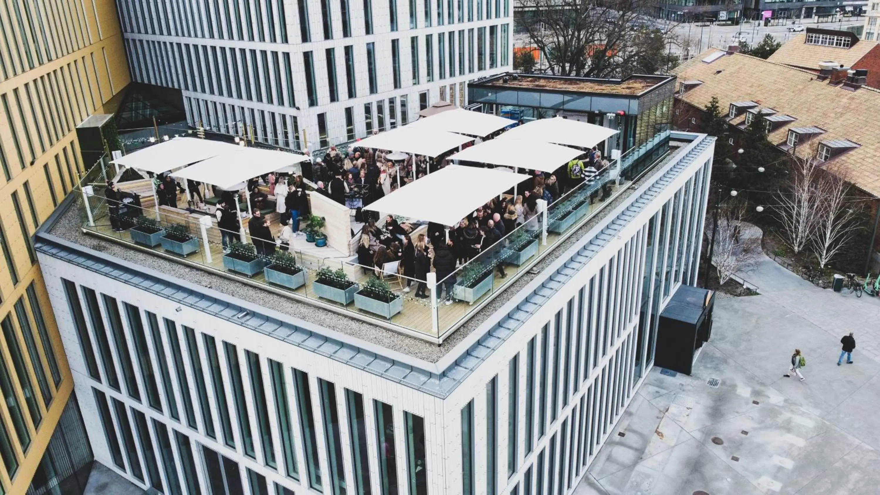 Property building, Bird's-eye View in Clarion Hotel Malmö Live