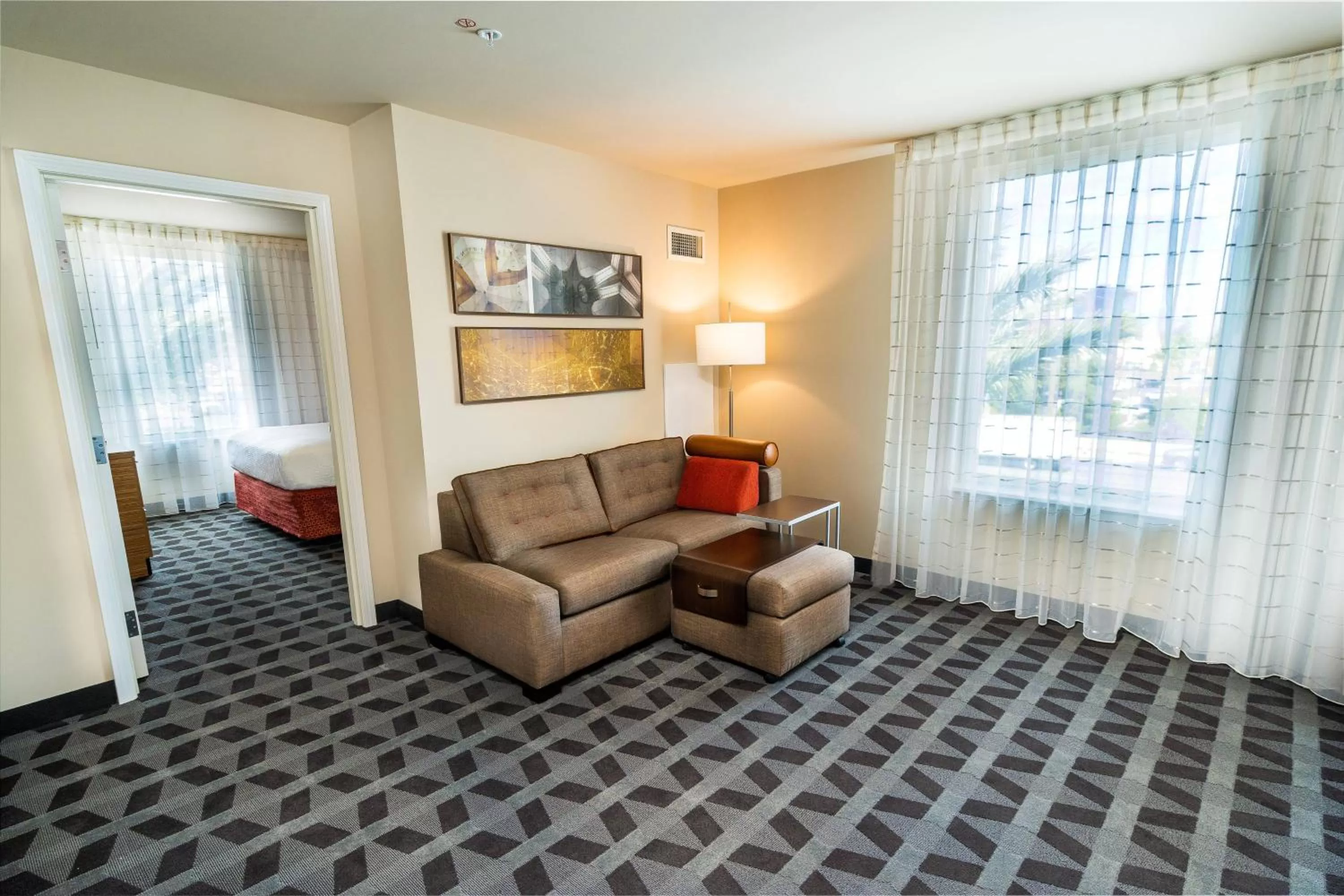 Bedroom, Bed in TownePlace Suites By Marriott Las Vegas Stadium District