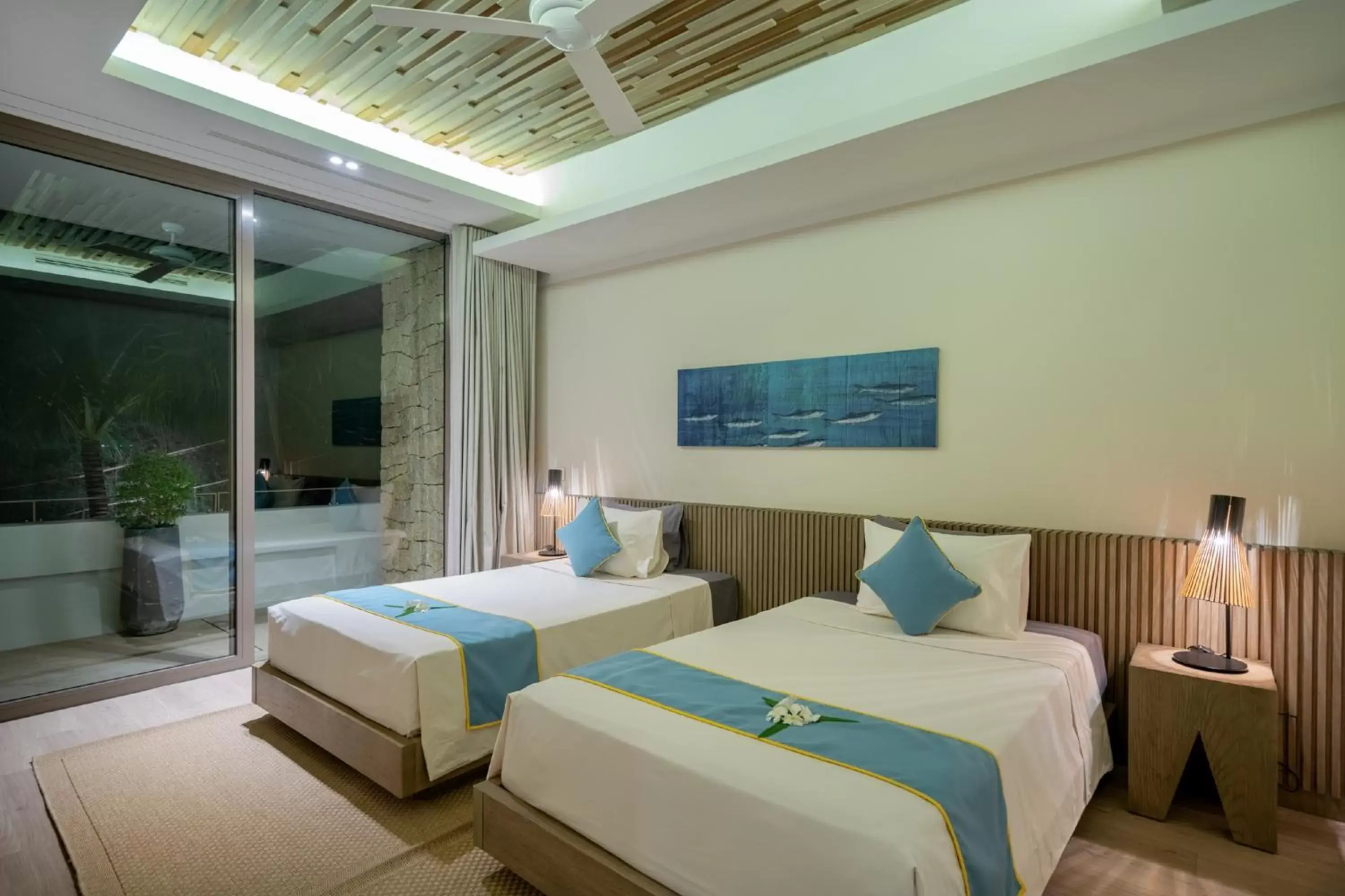 Bedroom, Bed in Mia Resort Nha Trang