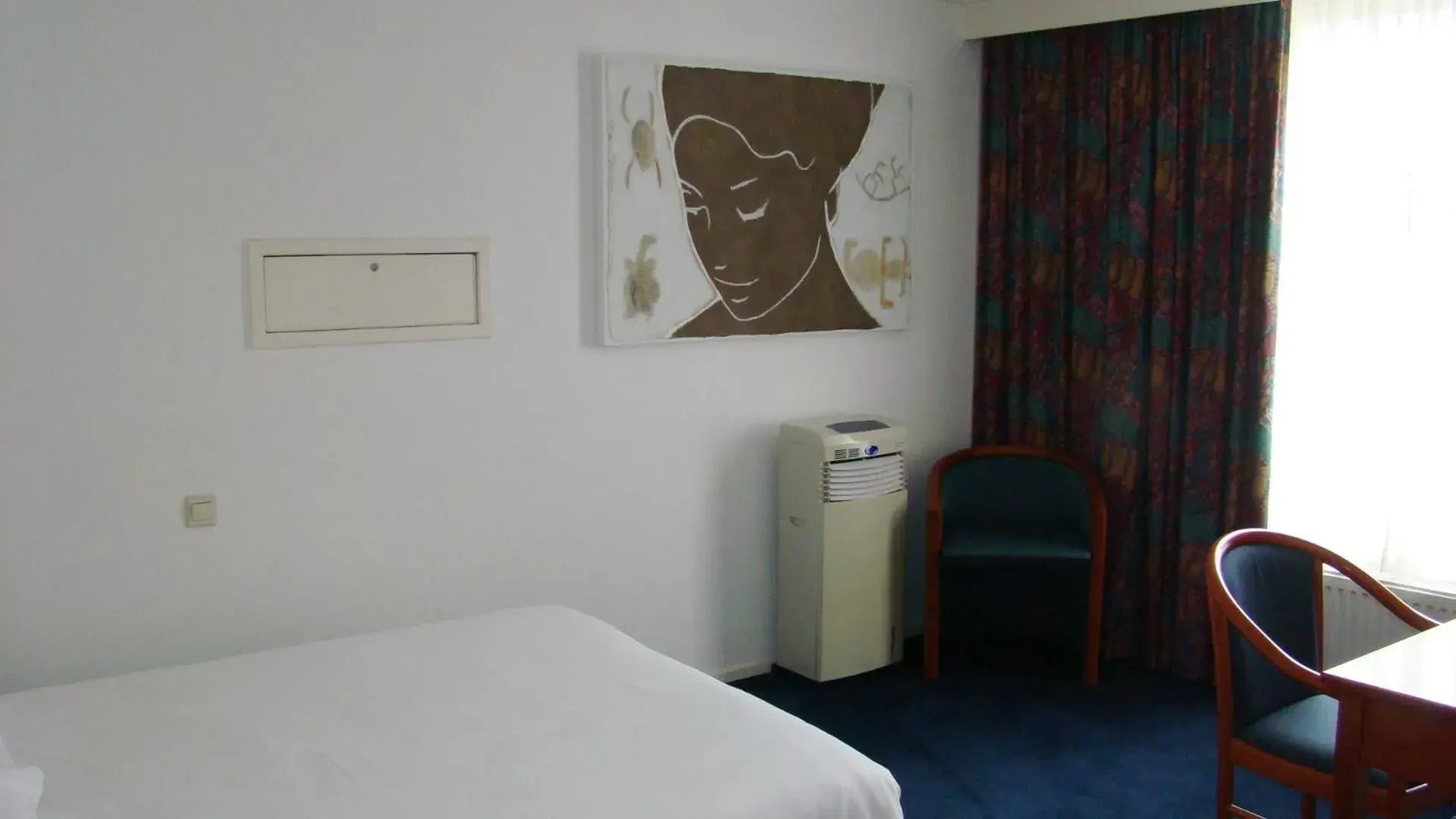 Decorative detail, Bed in Hotel & Brasserie de Zwaan Venray