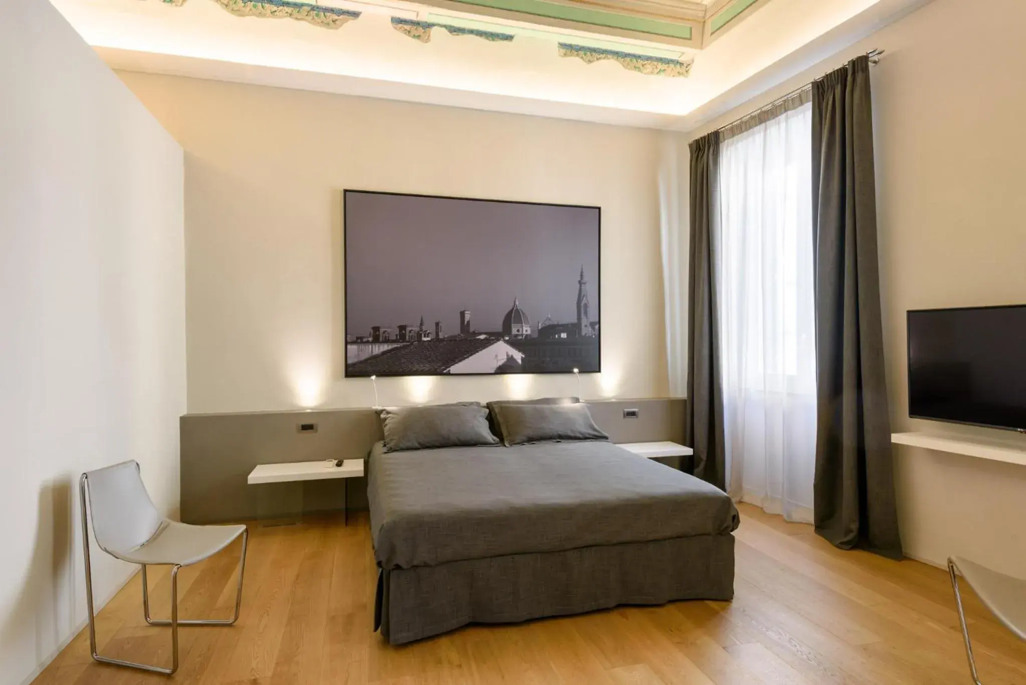 Bedroom, Bed in Palazzo Vasarri - Luxury design suites