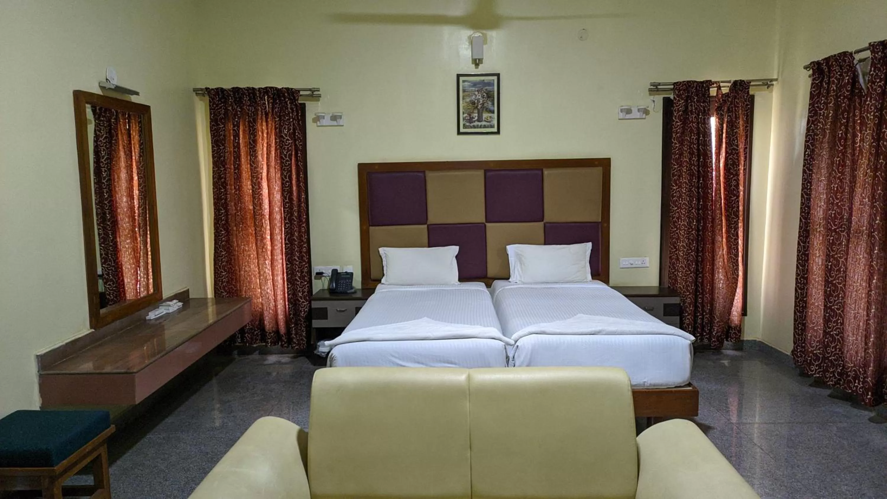 Bedroom in Kanthi Resorts Badami