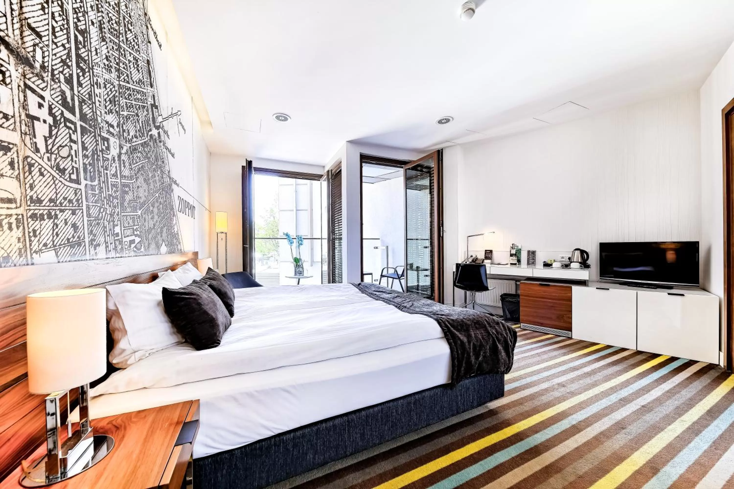 Bed in Bayjonn Boutique Hotel