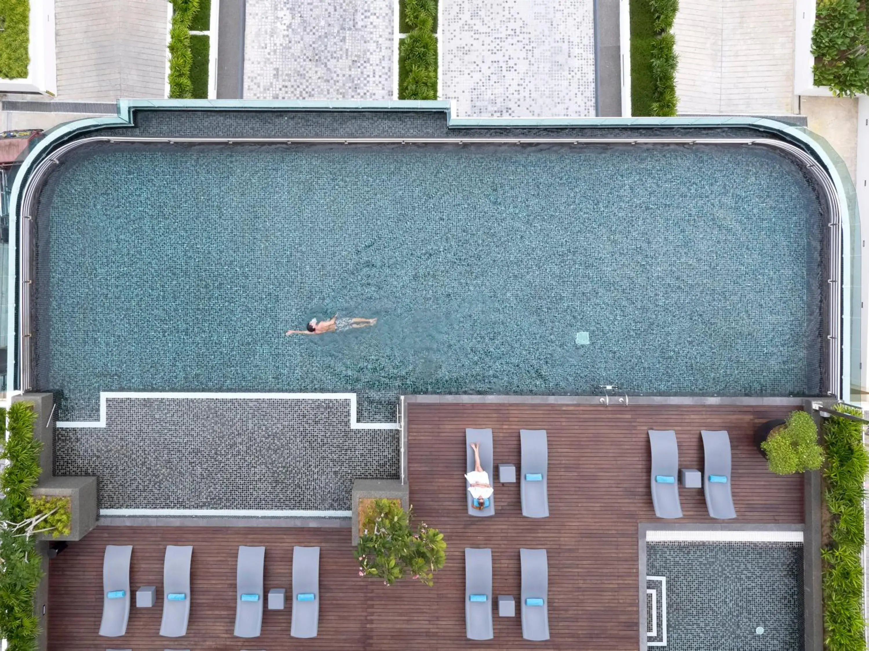 Swimming pool, Floor Plan in Capri by Fraser Johor Bahru