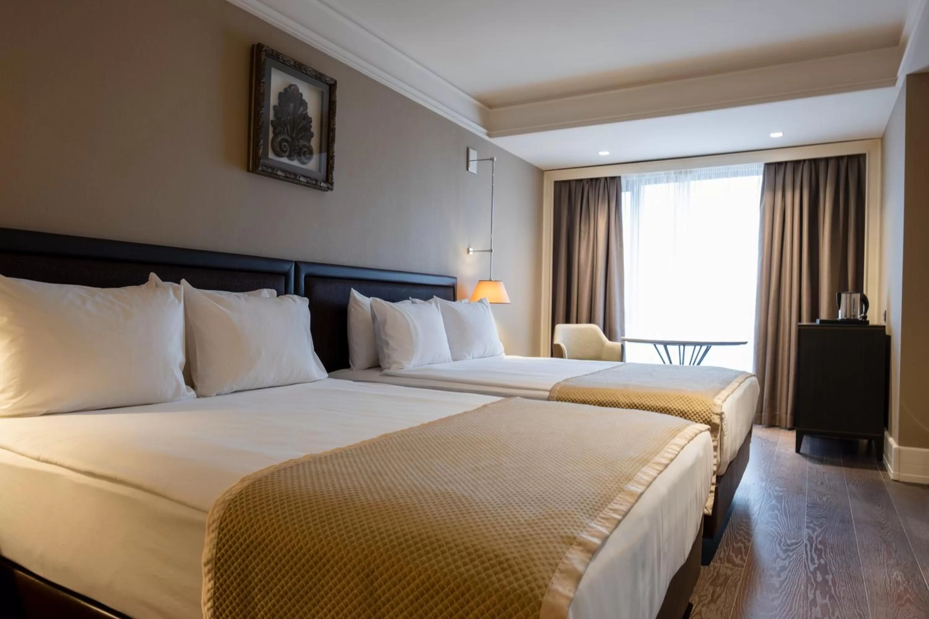 Bed in Windsor Hotel & Convention Center Istanbul
