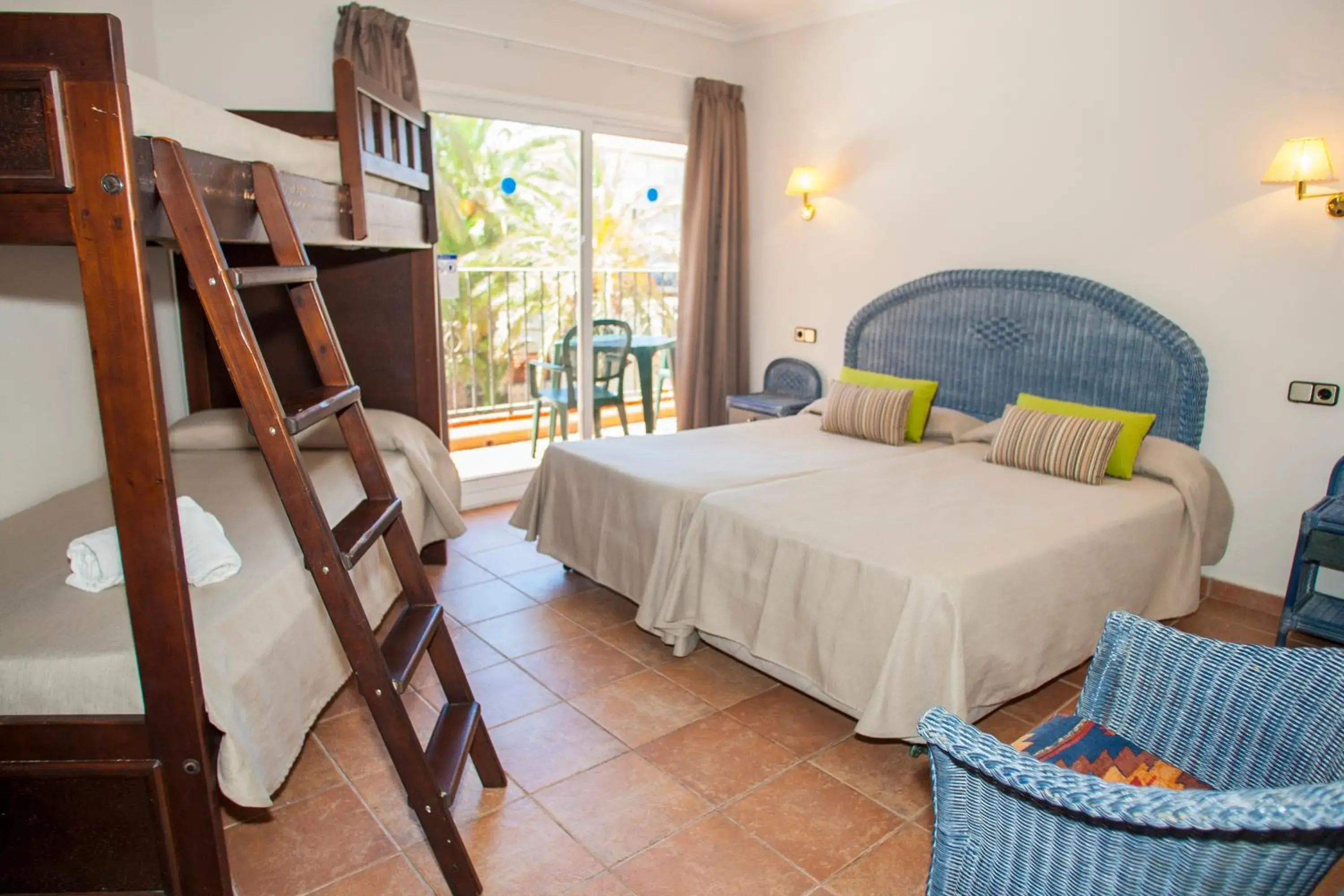 Photo of the whole room, Bed in Hotel Comarruga Platja Photo of the whole room, Bed in Hotel Comarruga Platja