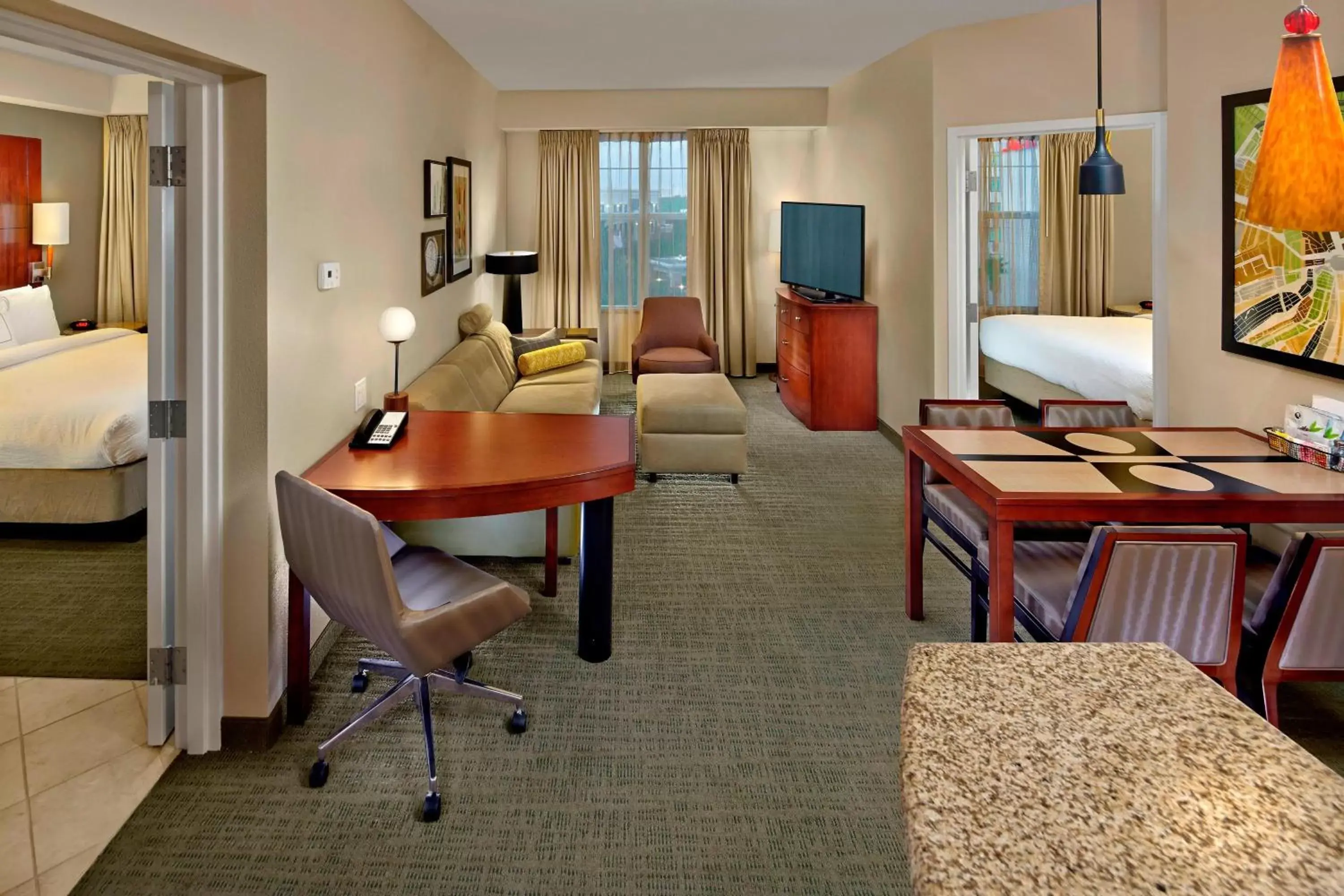 Bedroom, Seating Area in Residence Inn Orlando Lake Mary