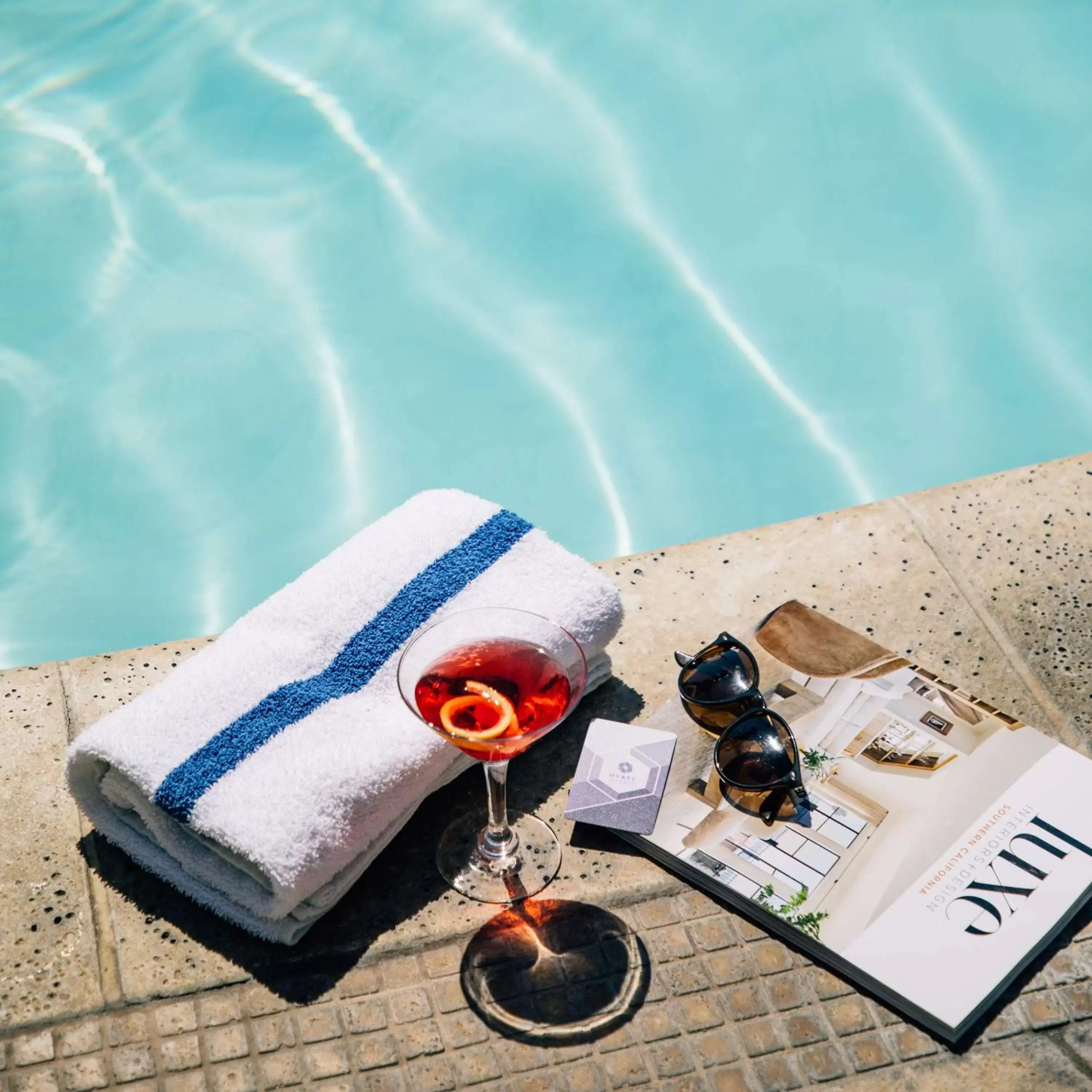 Swimming pool in Hyatt Regency John Wayne Airport Newport Beach