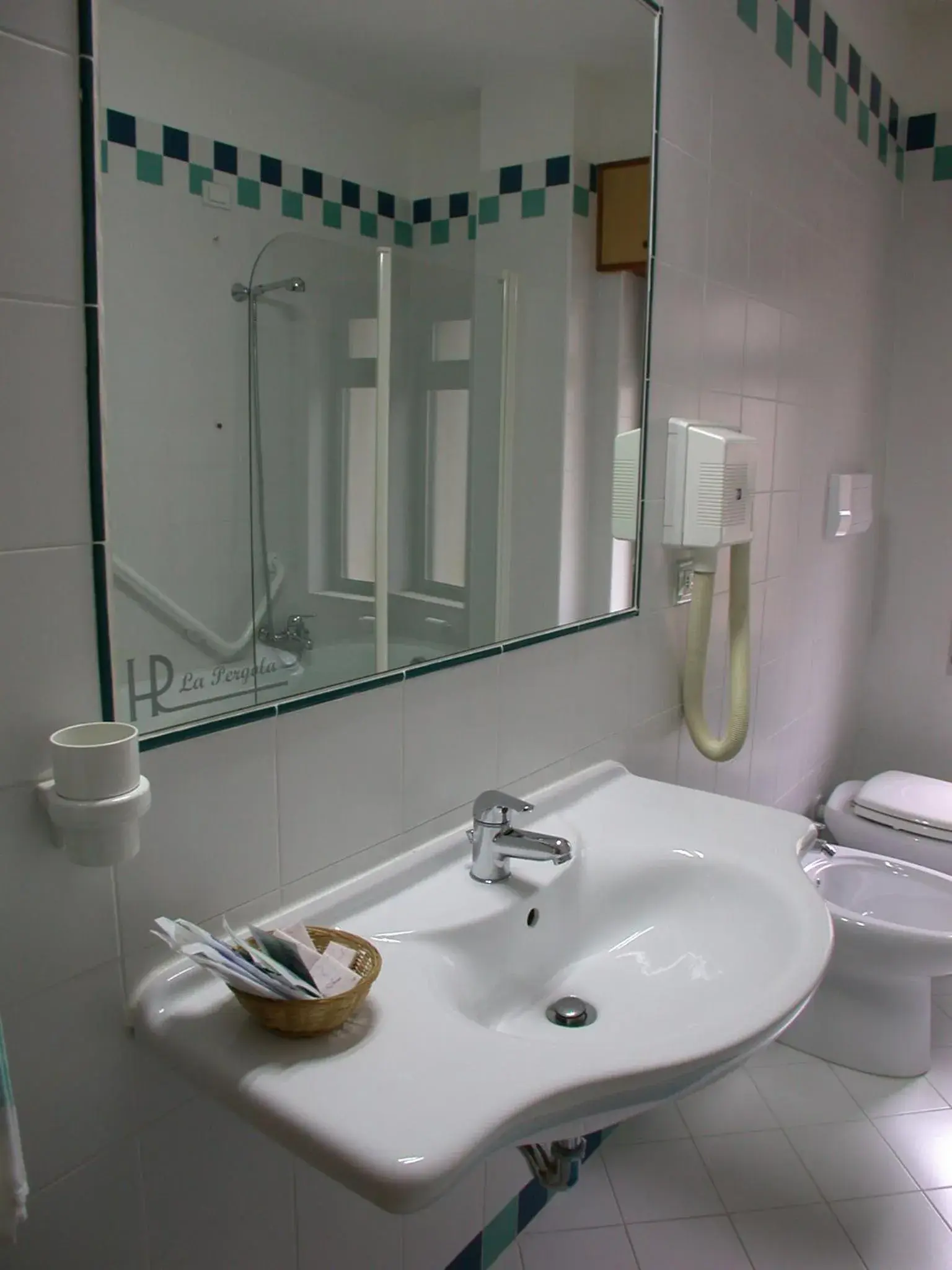 Bathroom in Hotel La Pergola