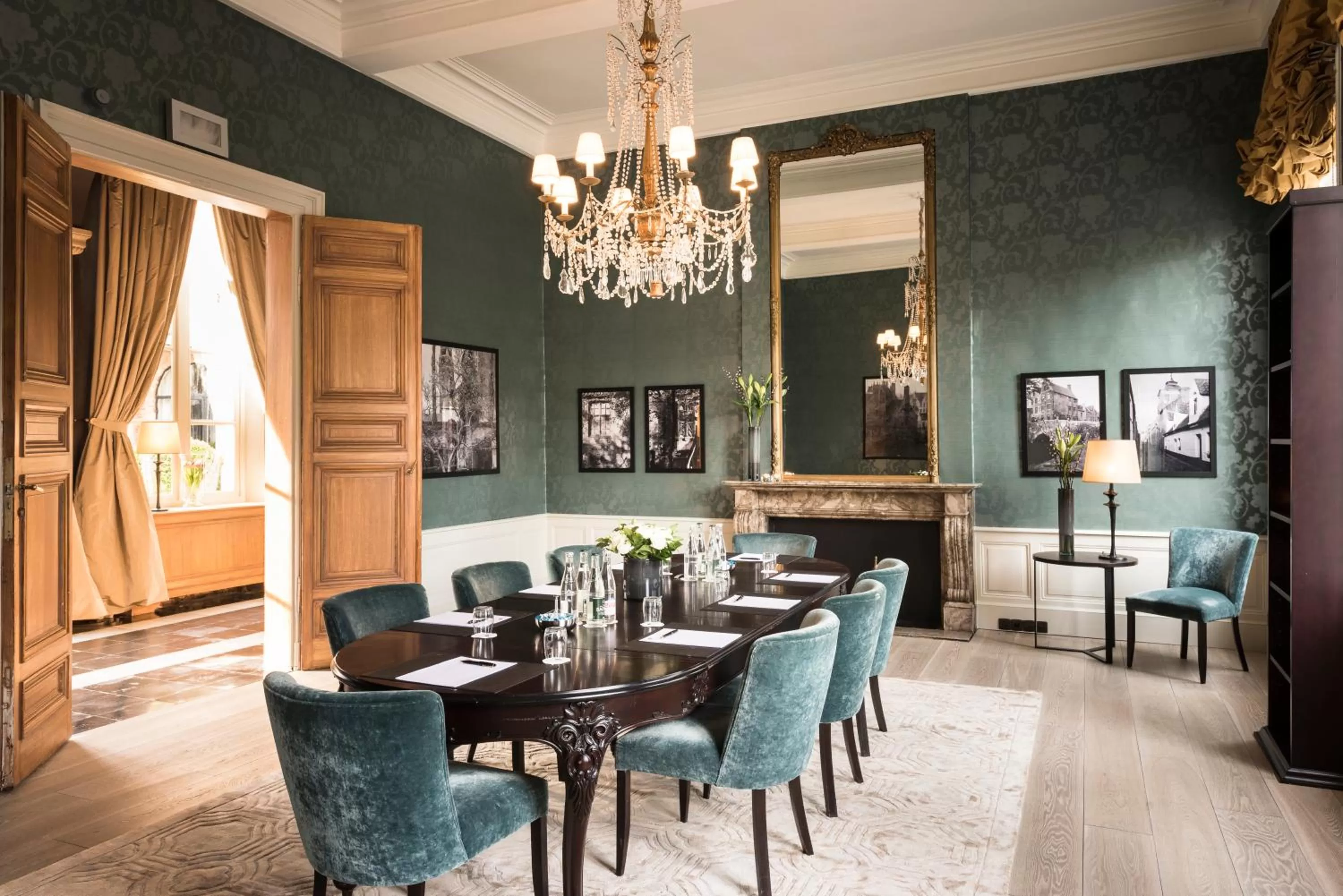 Meeting/conference room in Dukes' Palace Brugge - by Dukes' Hotel Collection