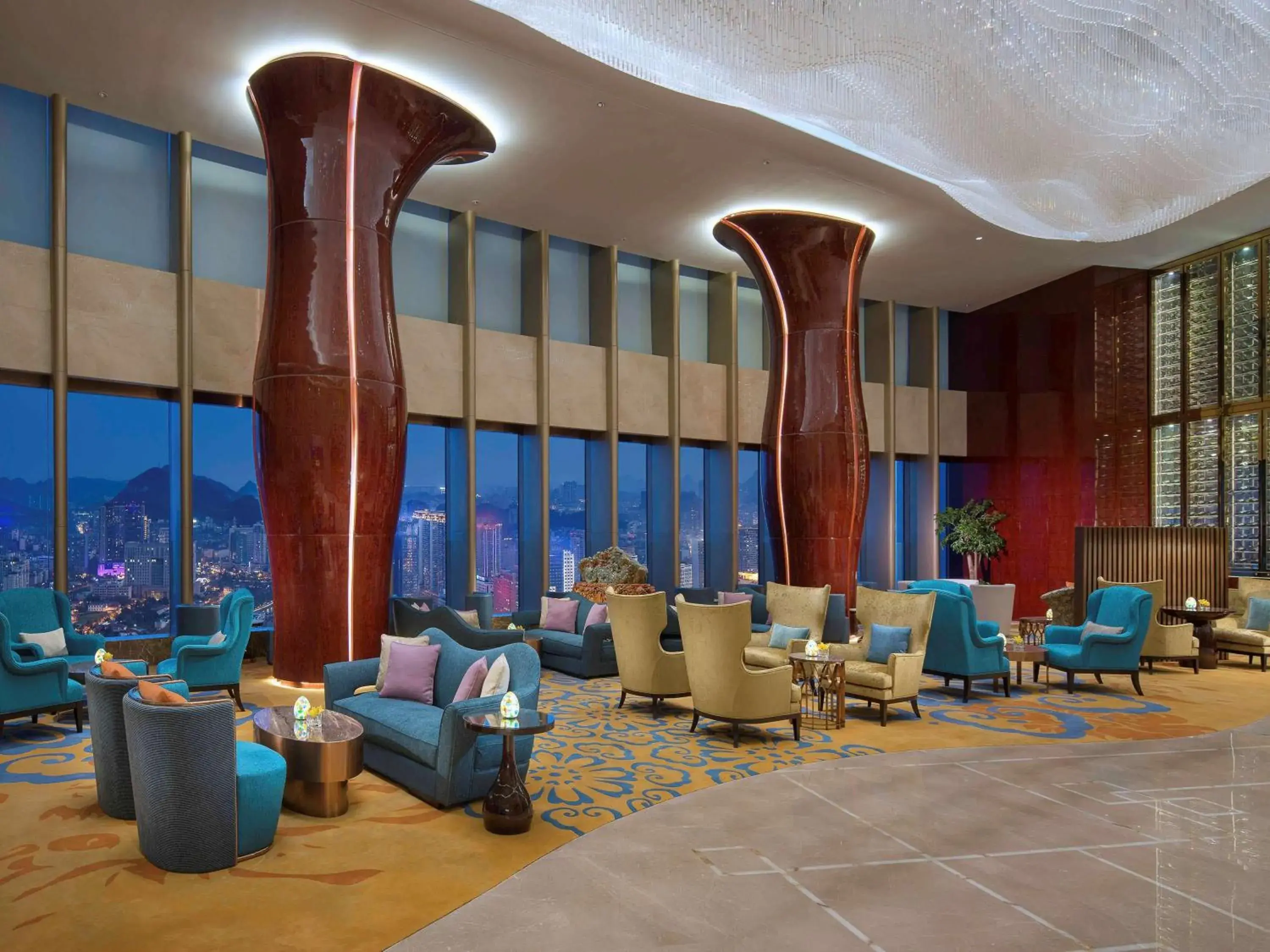 Lounge or bar in Sofitel Guiyang Hunter