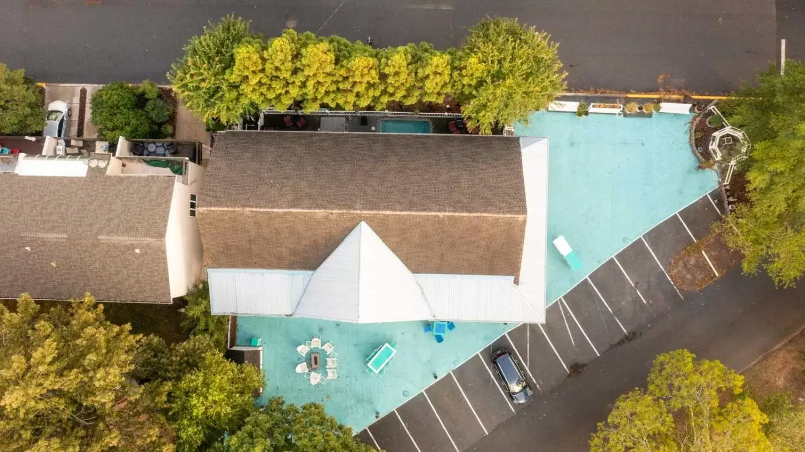 Property building, Bird's-eye View in Canalside Inn