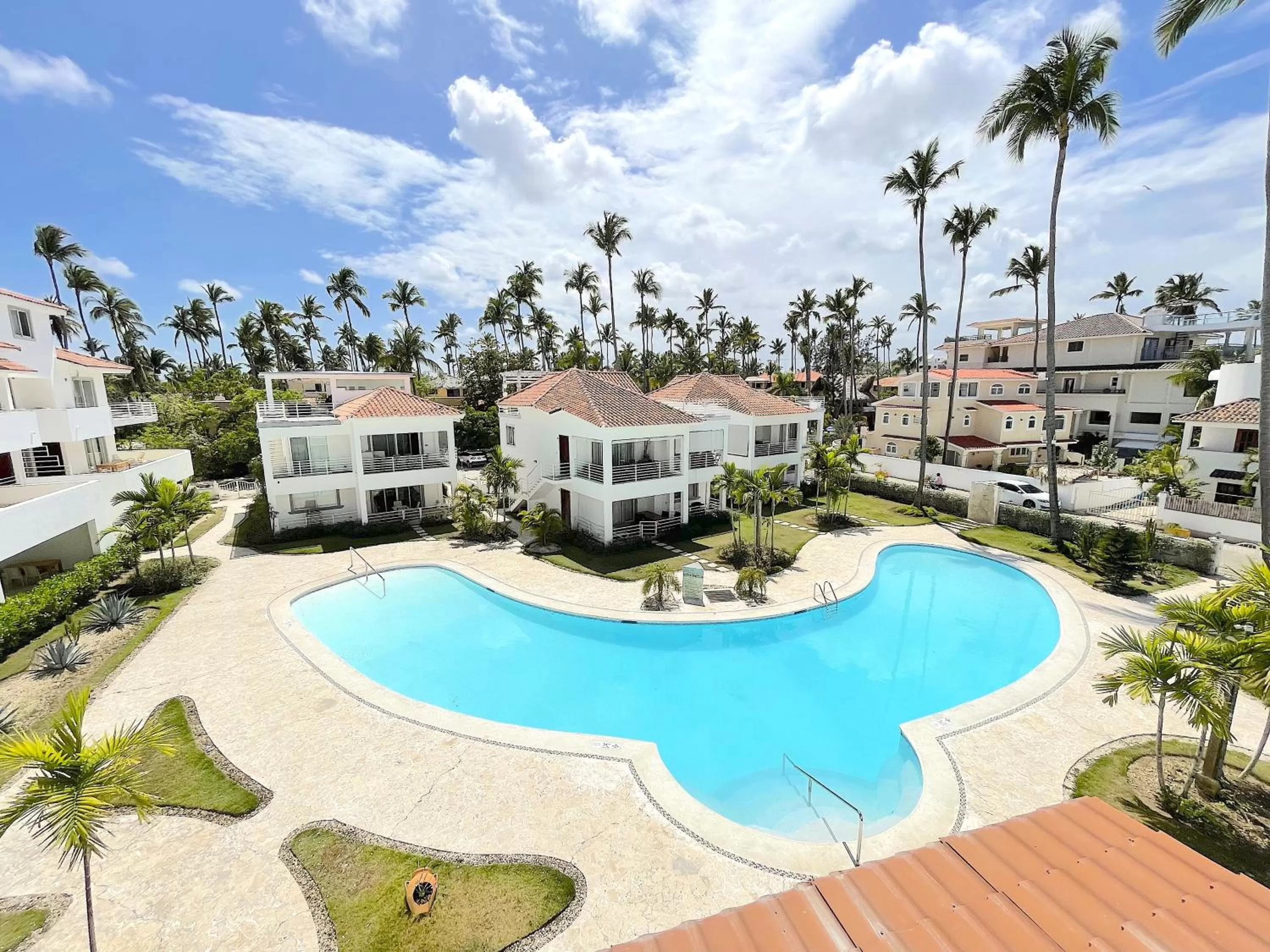 Natural landscape, Pool View in BEACH Condo-HOTEL with VILLAS & PRIVATE Apartments WIFI BBQ Beach CLUB & SPA