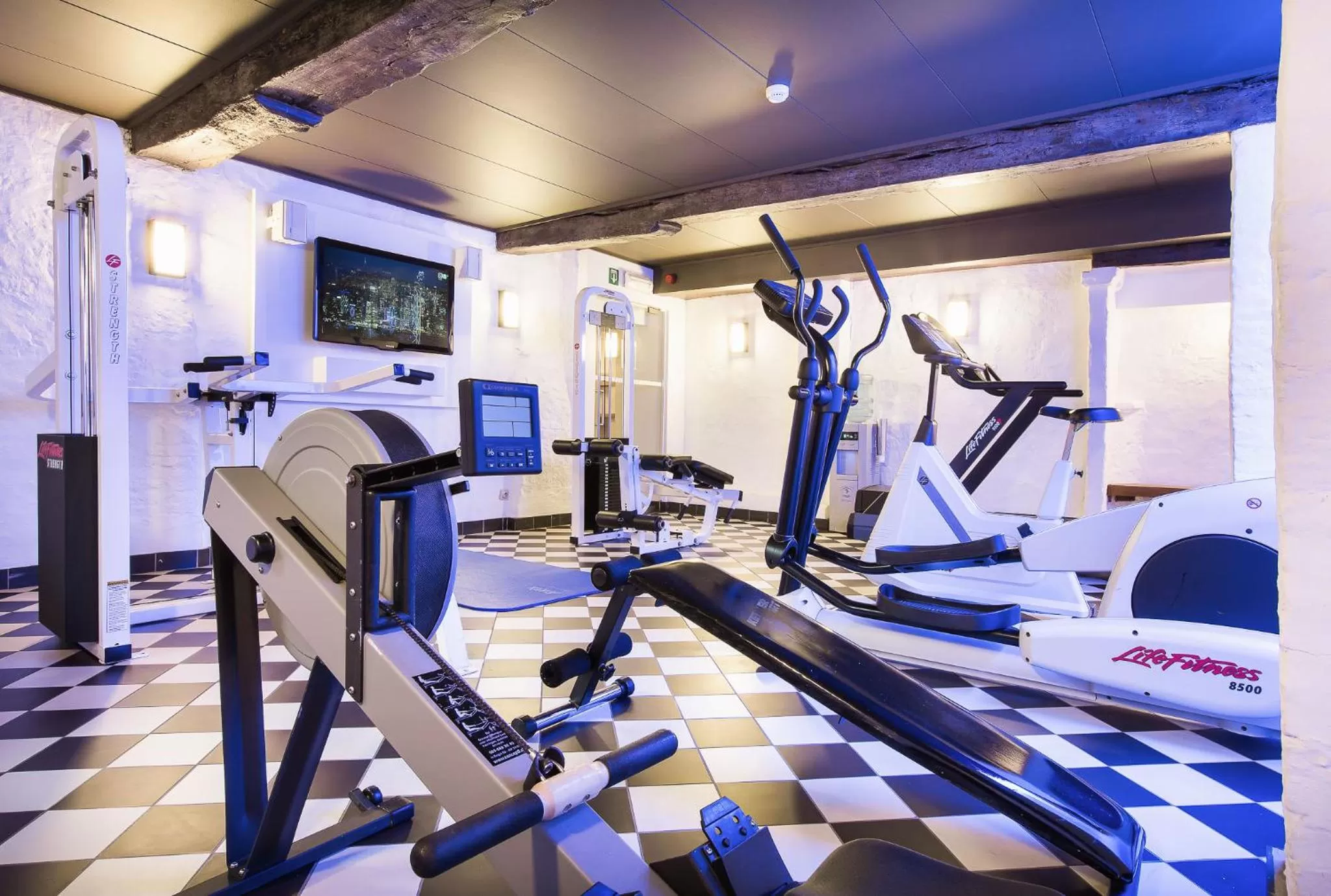 Fitness centre/facilities in Hotel Navarra Brugge