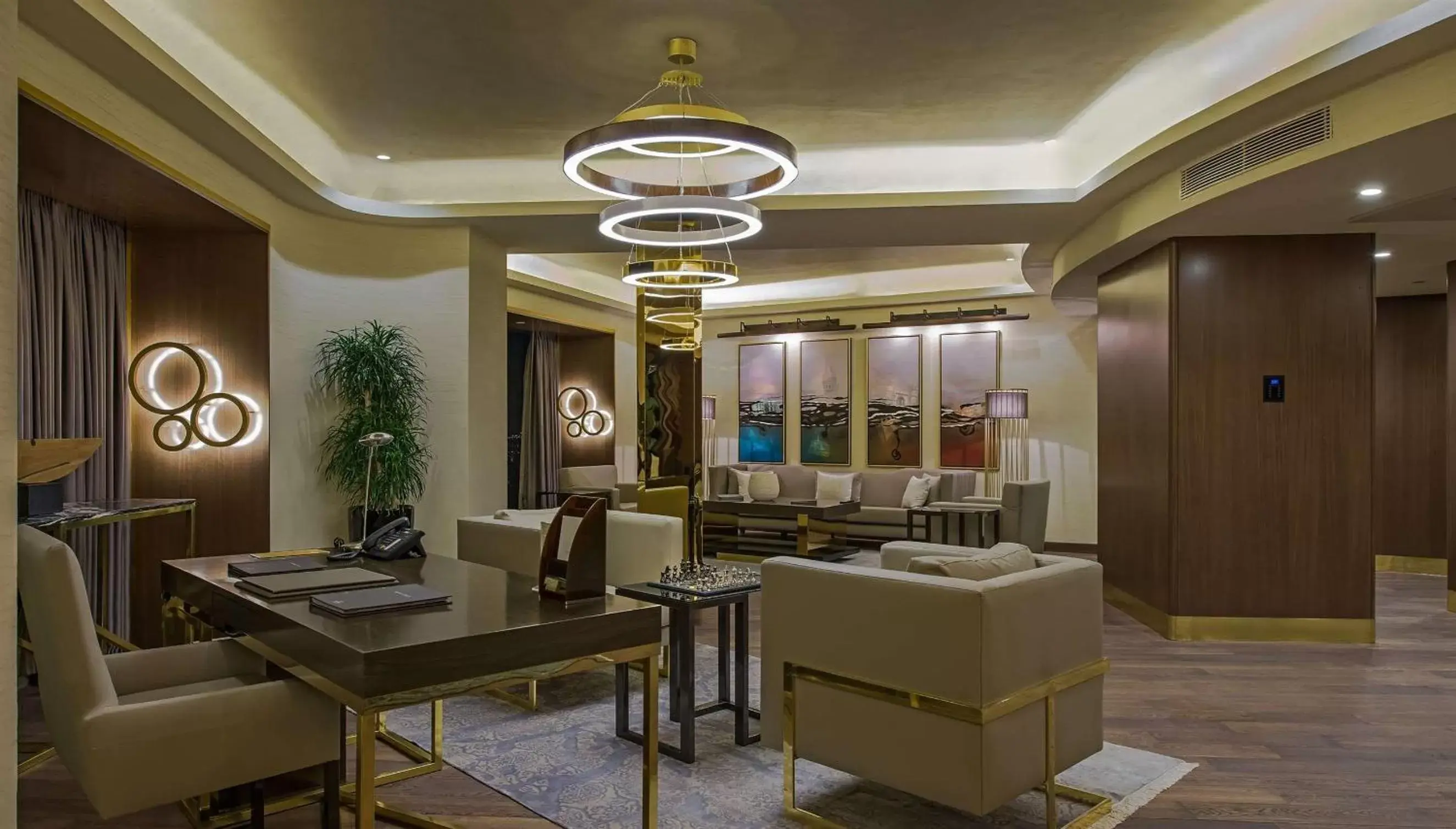 Living room, Lobby/Reception in Hilton Istanbul Kozyatagi