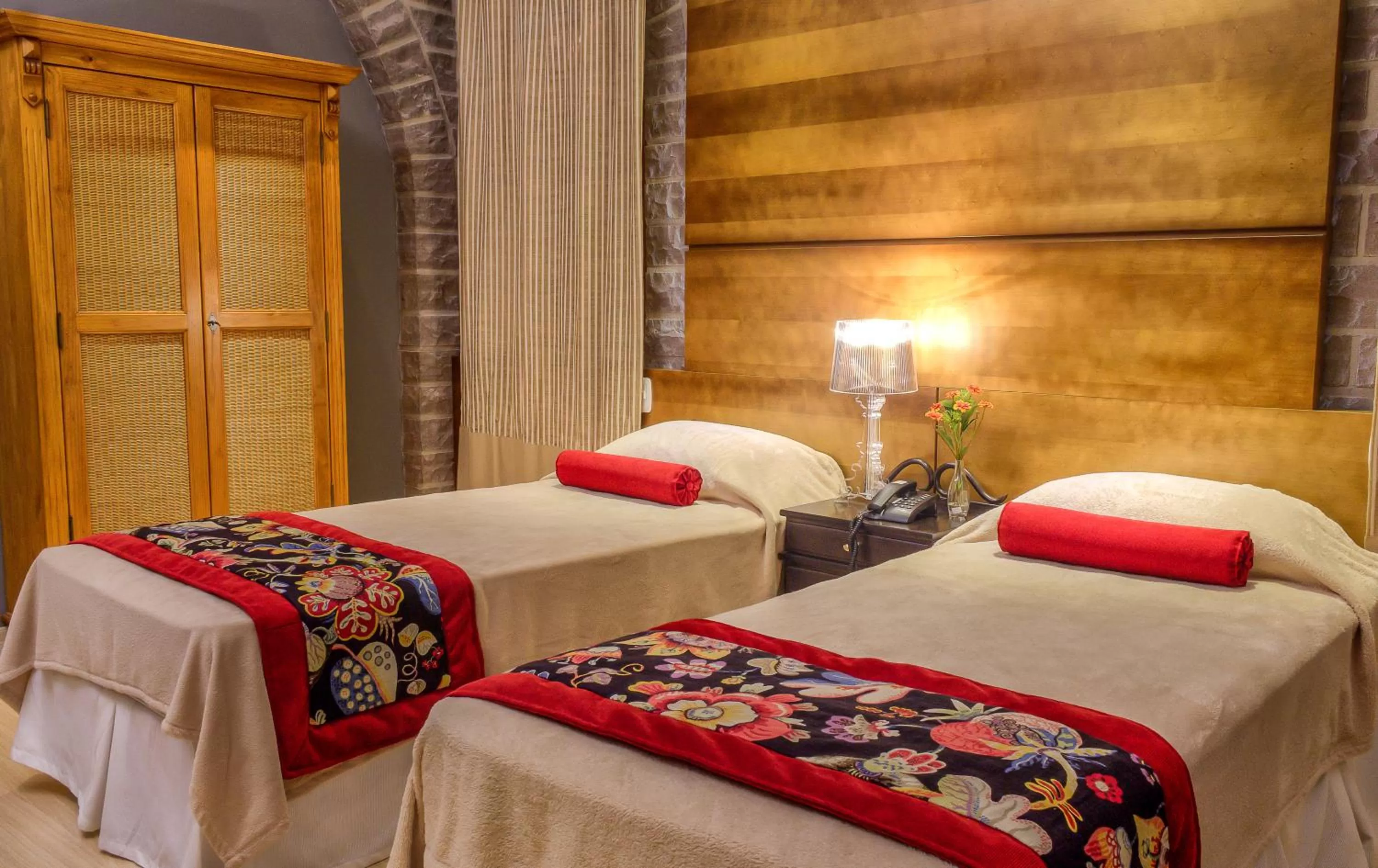 Bed in Pousada Castello Benvenutti