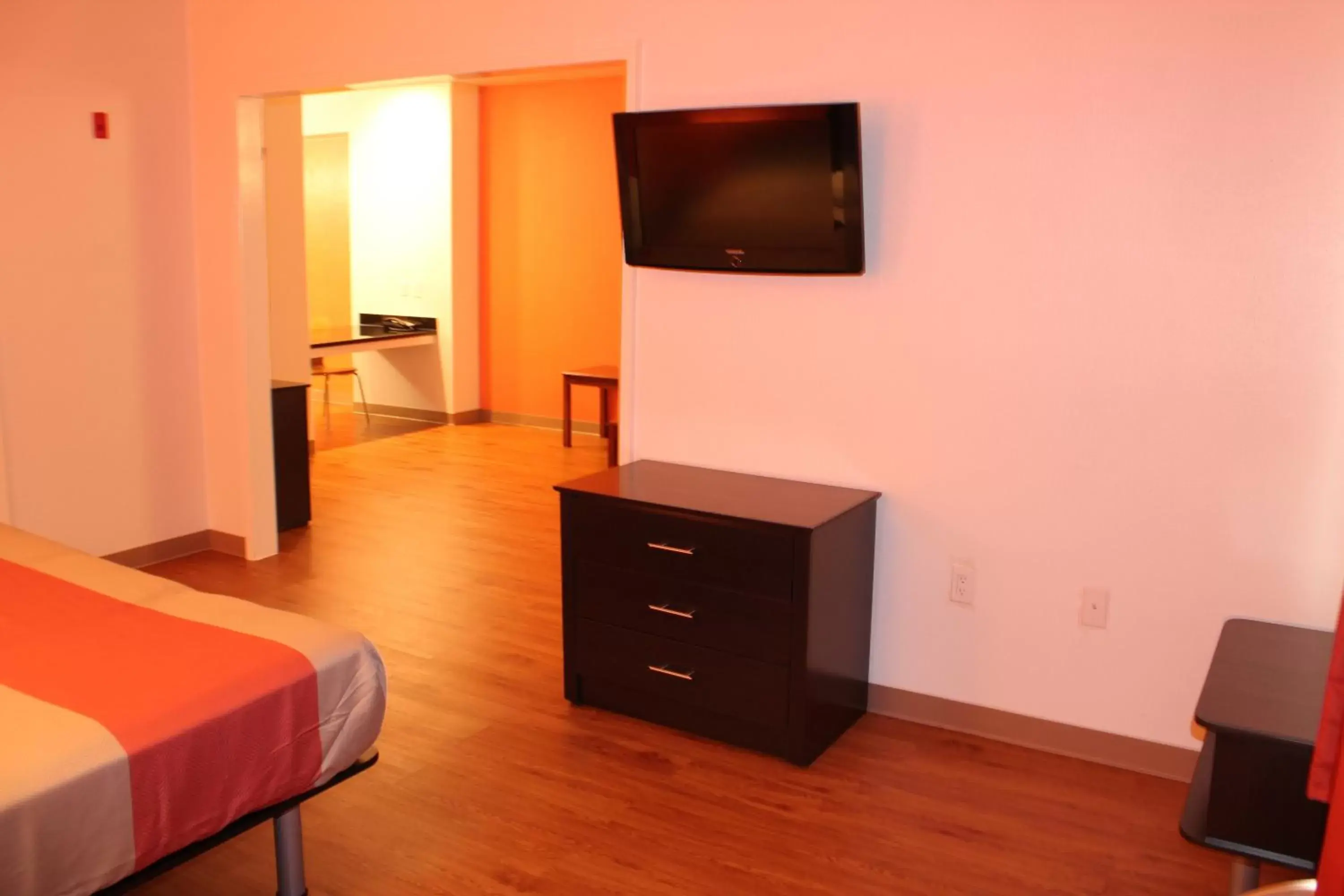 TV and multimedia, TV/Entertainment Center in Motel 6-Rosenberg, TX