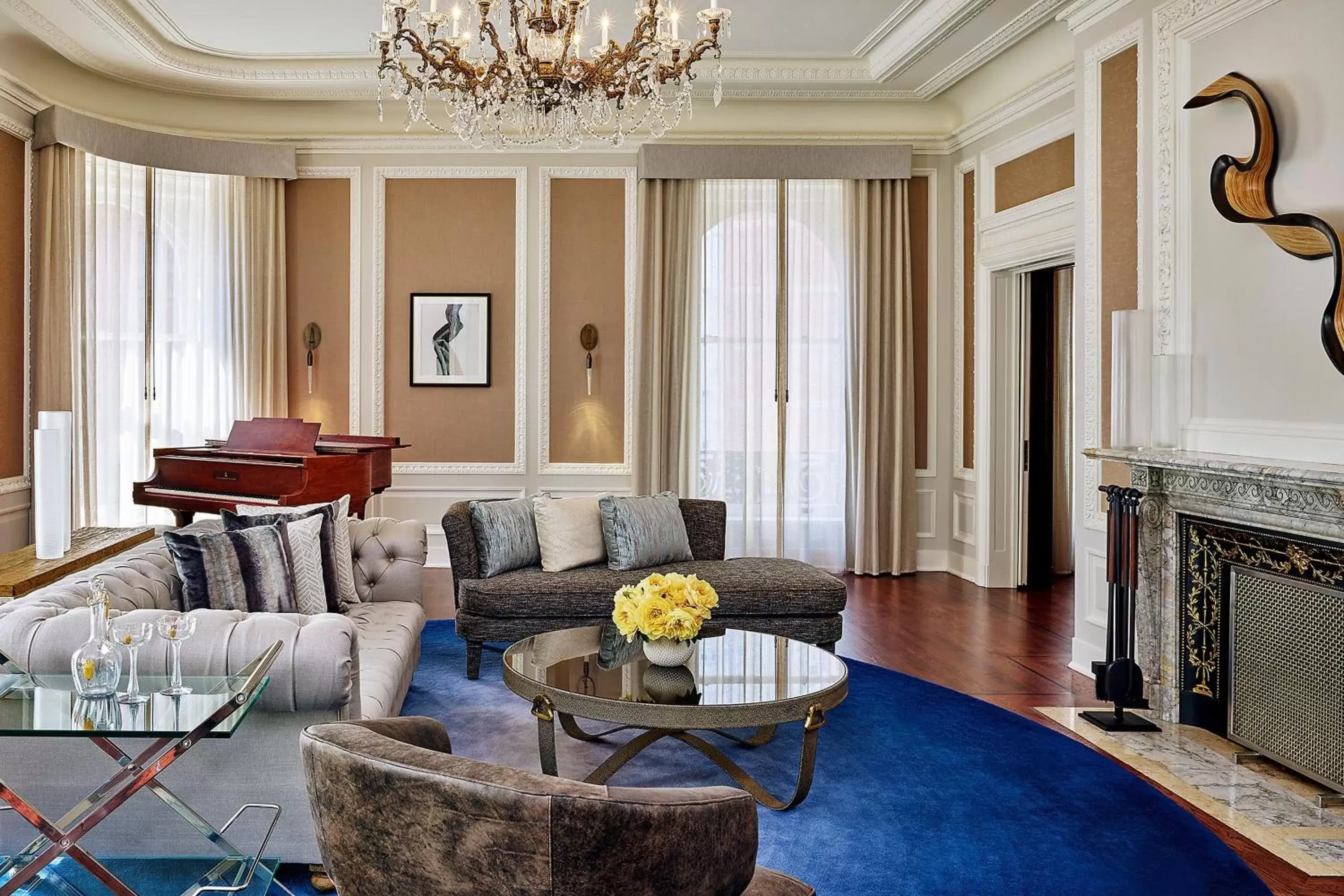 Living room, Seating Area in Palace Hotel, a Luxury Collection Hotel, San Francisco